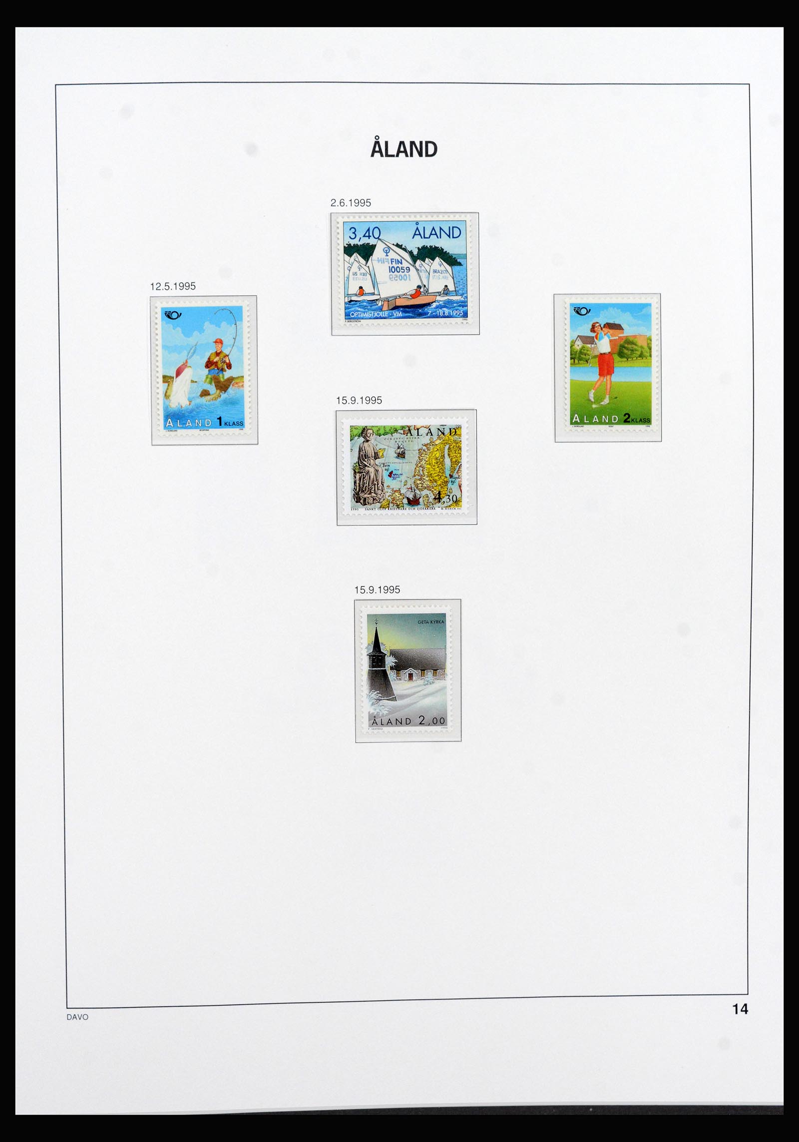 40333 0015 - Postzegel verzameling 40333 Aland 1984-2012.