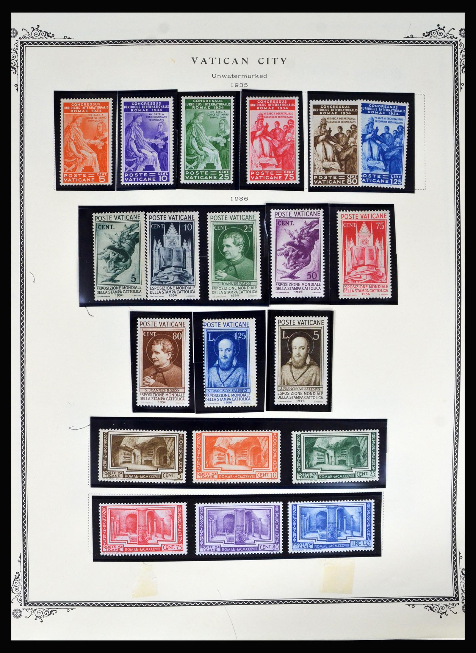 40341 0004 - Postzegel verzameling 40341 Vaticaan 1929-2007.