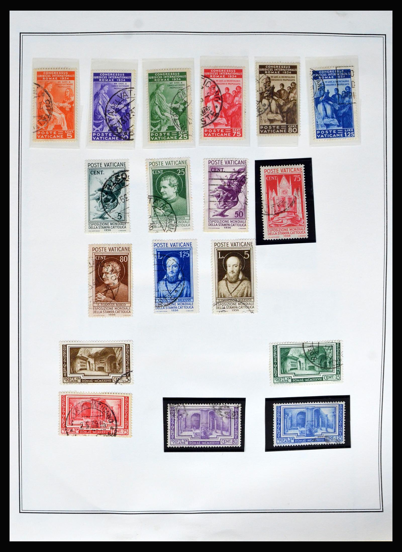 40341 0005 - Postzegel verzameling 40341 Vaticaan 1929-2007.