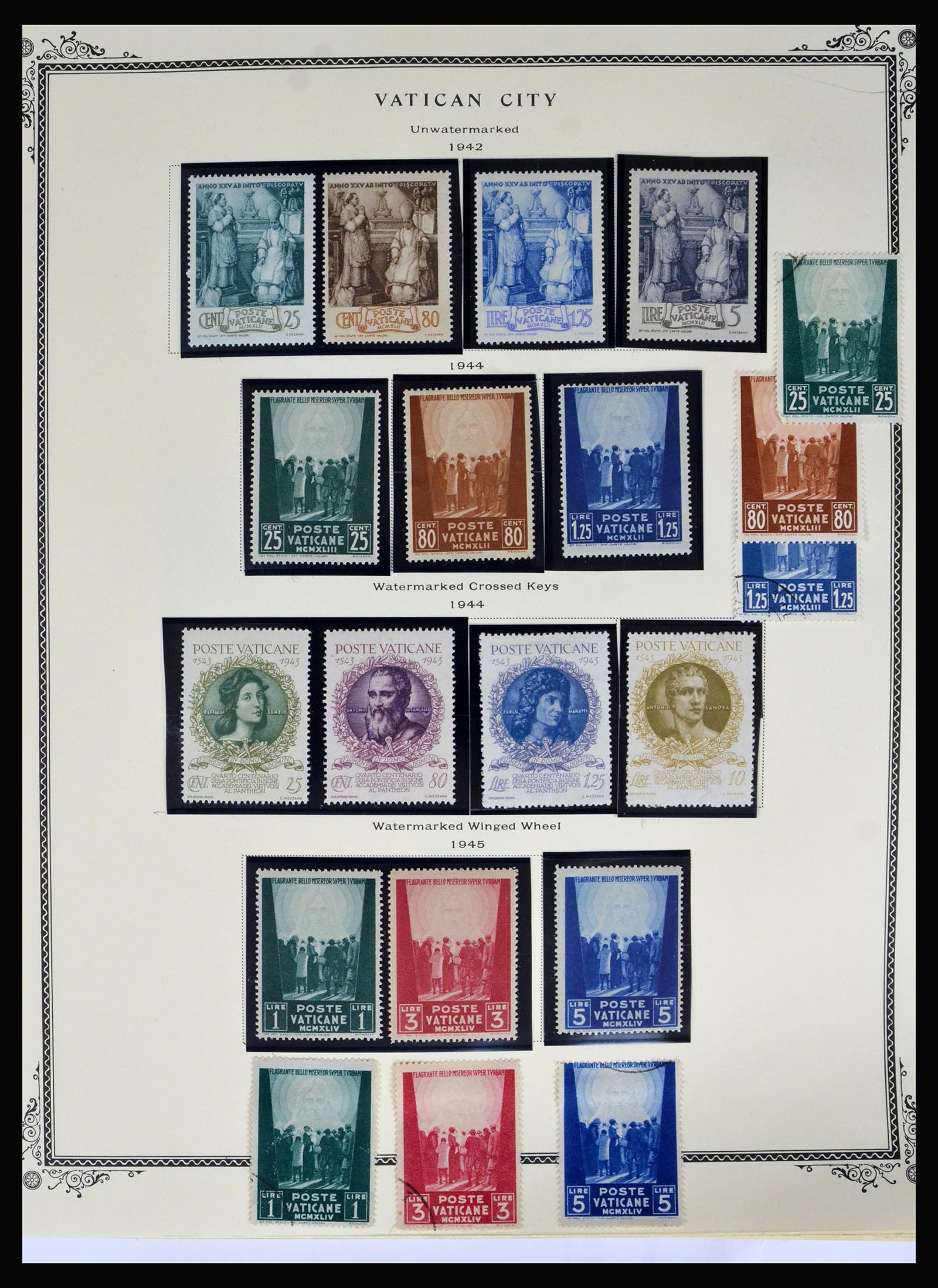 40341 0008 - Postzegel verzameling 40341 Vaticaan 1929-2007.