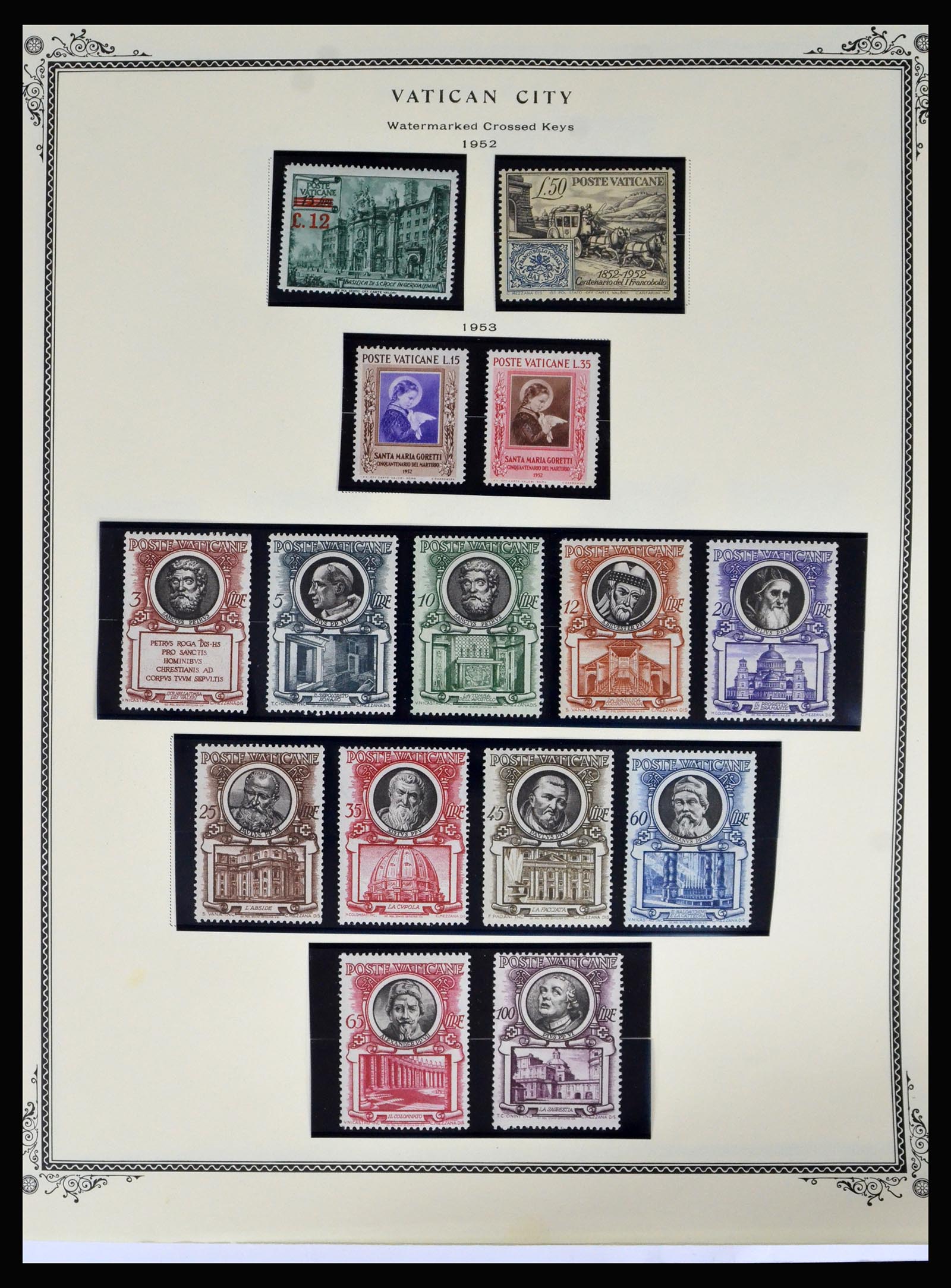 40341 0015 - Postzegel verzameling 40341 Vaticaan 1929-2007.