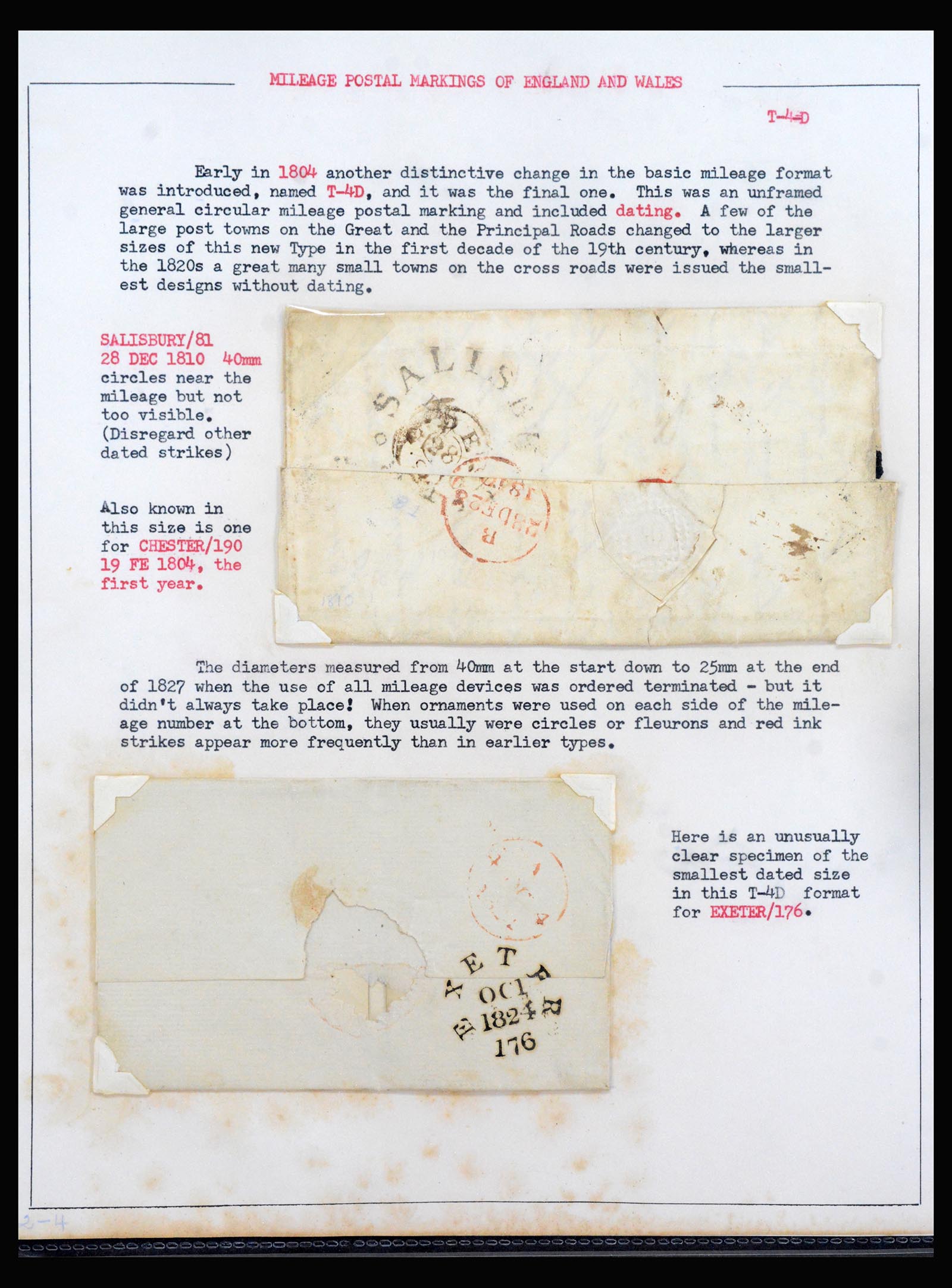 40346 0019 - Stamp collection 40346 Great Britain pre-philately covers 1786-1839.