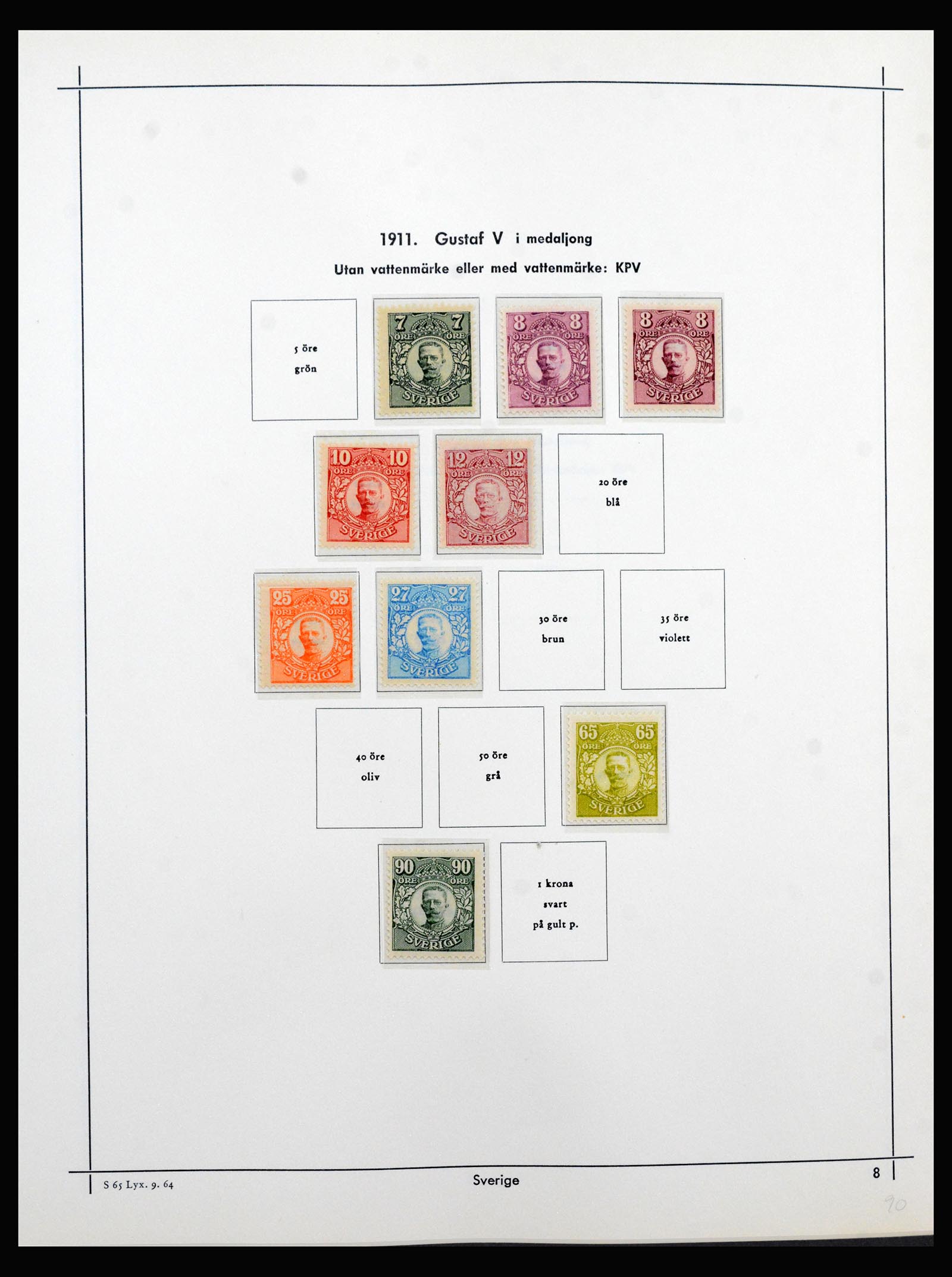 40353 0004 - Stamp collection 40353 Sweden 1872-1967.
