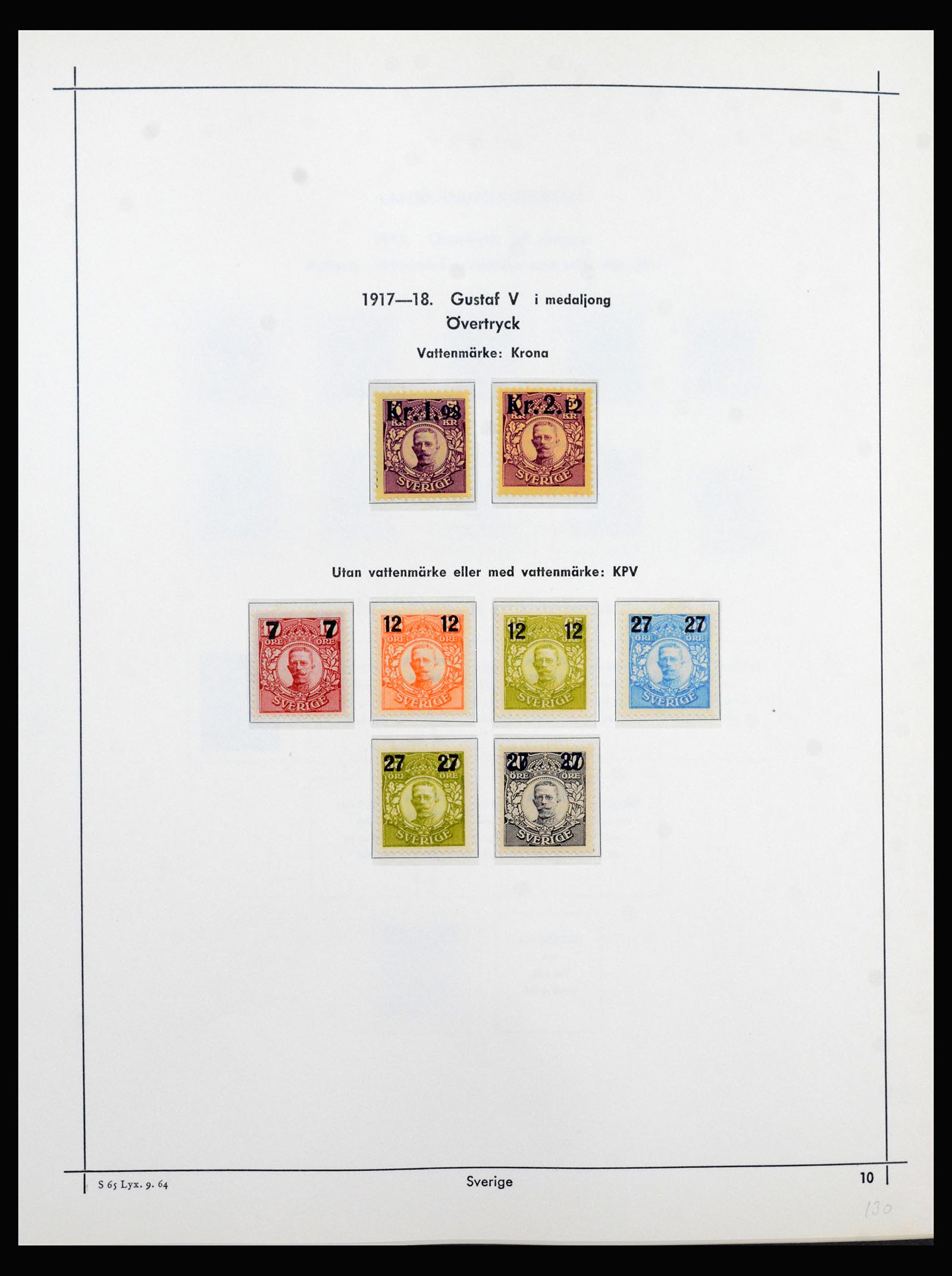 40353 0005 - Stamp collection 40353 Sweden 1872-1967.
