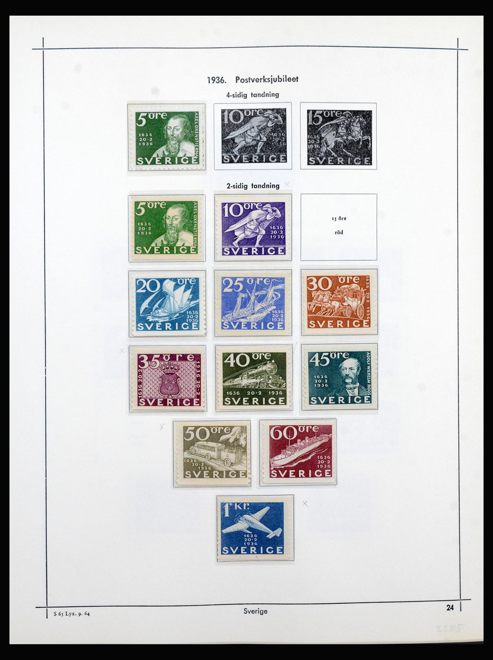 40353 0018 - Stamp collection 40353 Sweden 1872-1967.