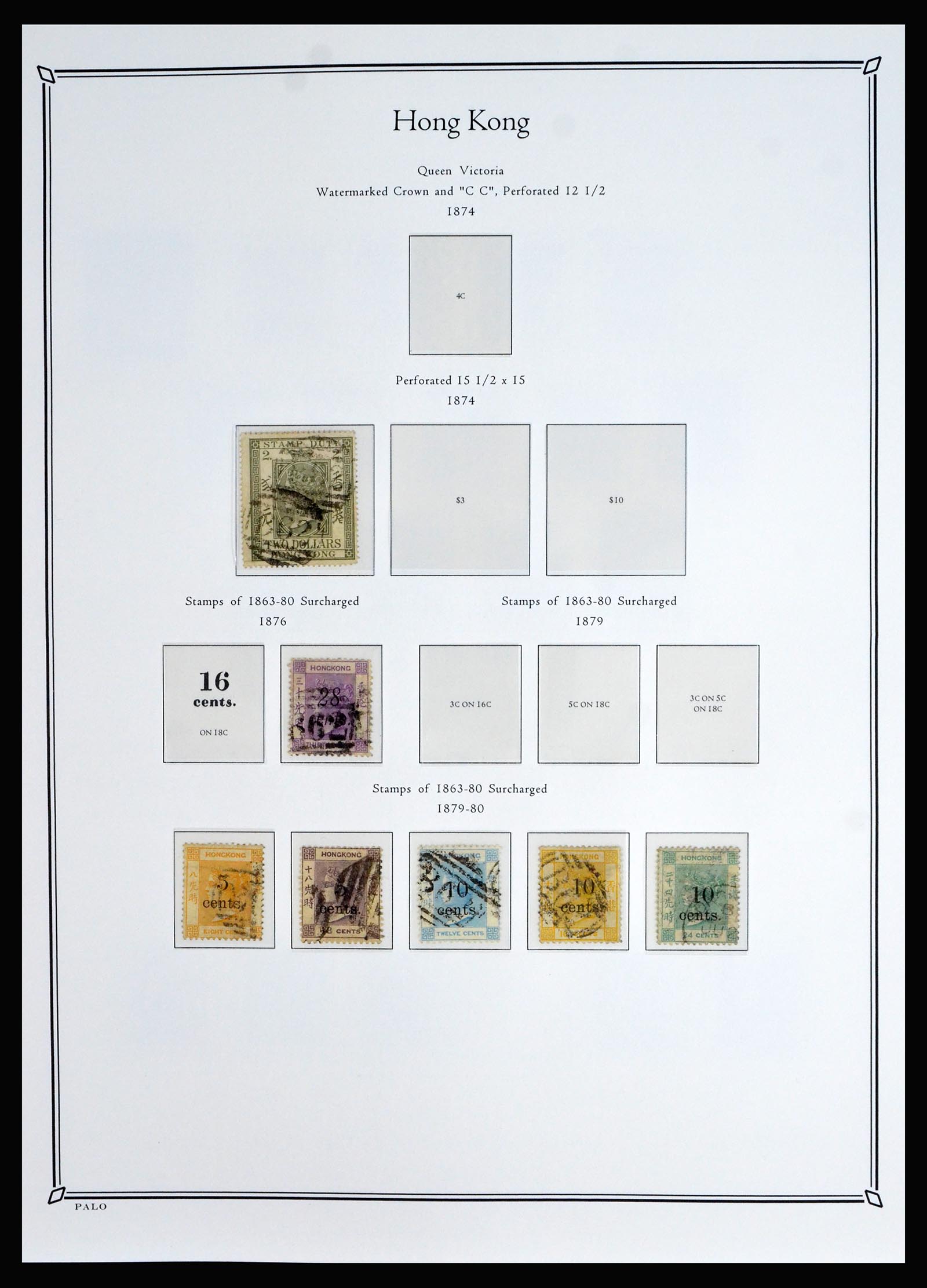 40358 0002 - Postzegel verzameling 40358 Hongkong 1862-1949.
