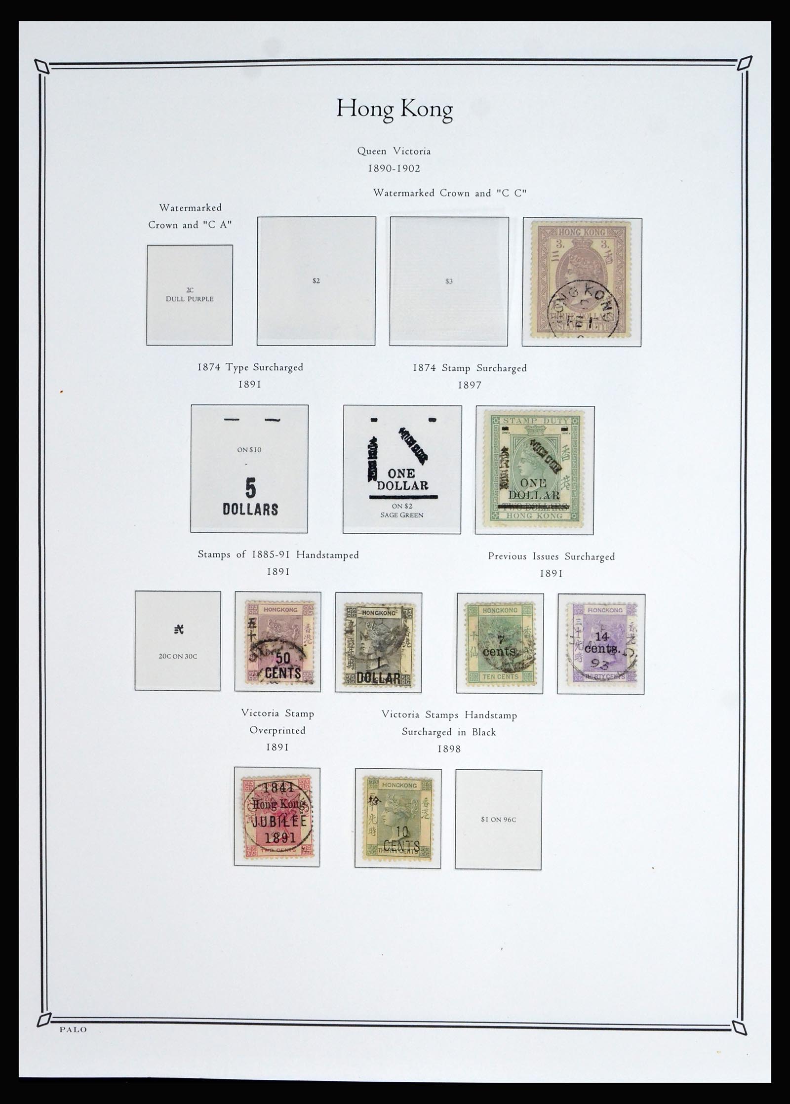 40358 0004 - Postzegel verzameling 40358 Hongkong 1862-1949.