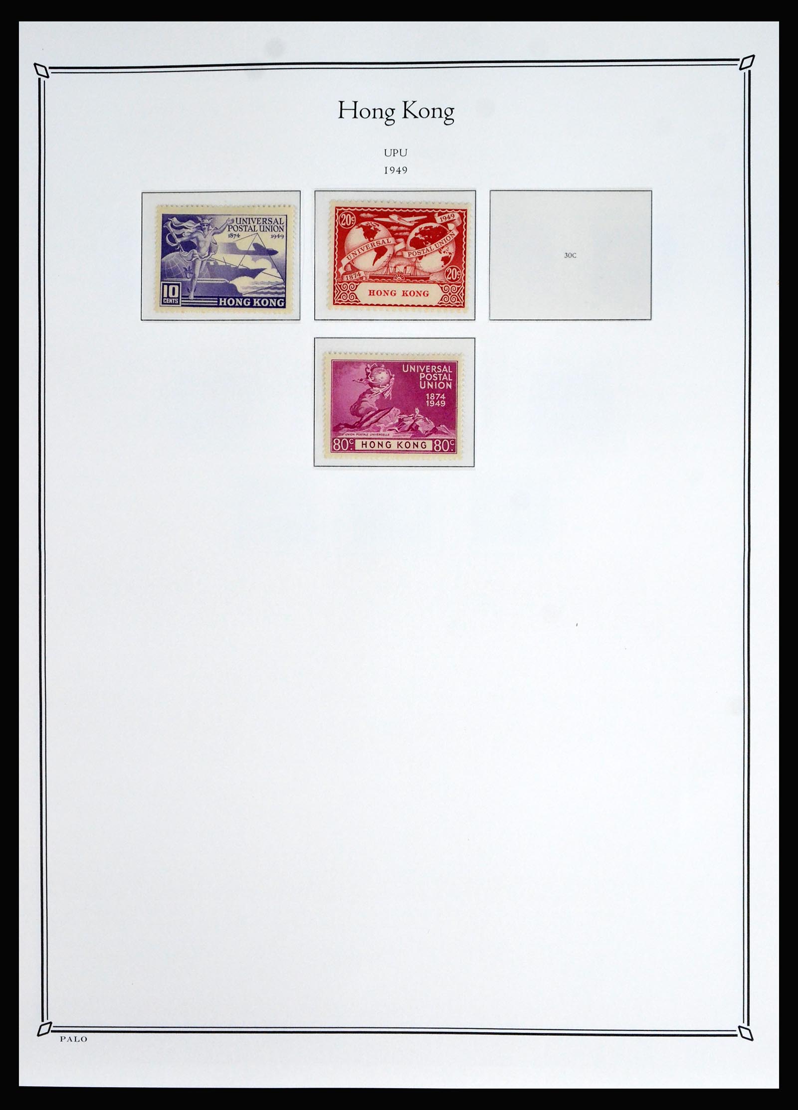 40358 0012 - Postzegel verzameling 40358 Hongkong 1862-1949.