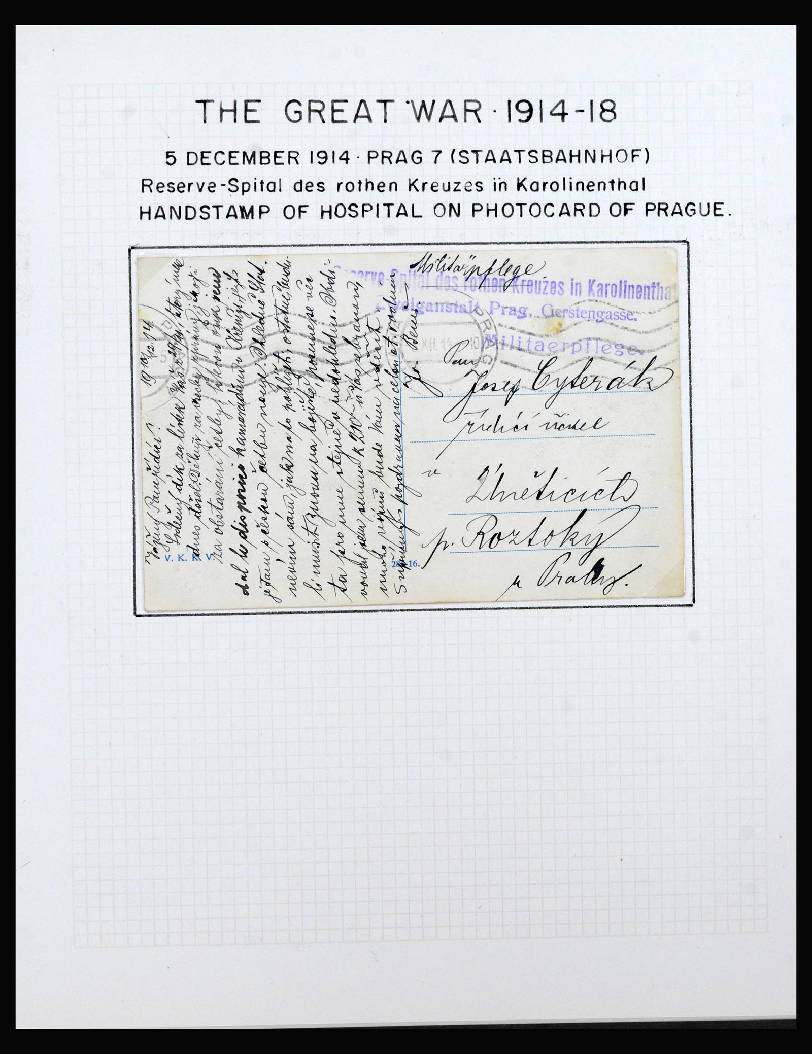 40359 0003 - Postzegel verzameling 40359 Oostenrijk 1914-1918.