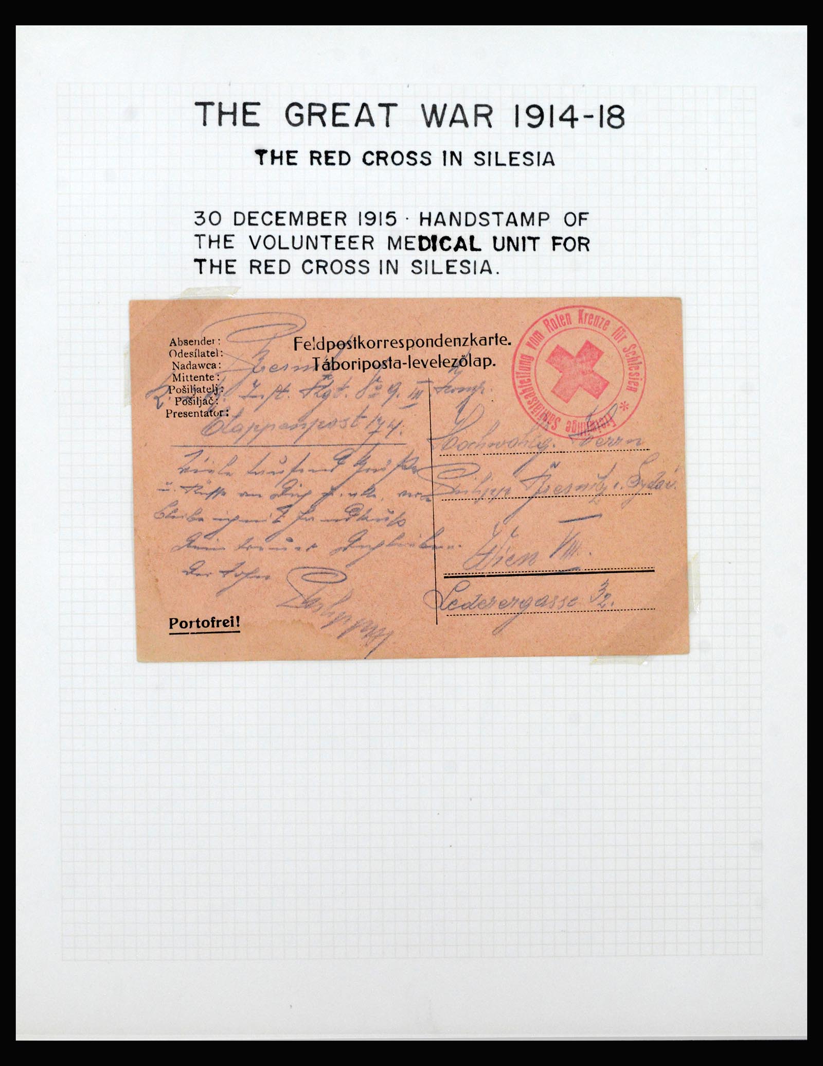 40359 0006 - Postzegel verzameling 40359 Oostenrijk 1914-1918.