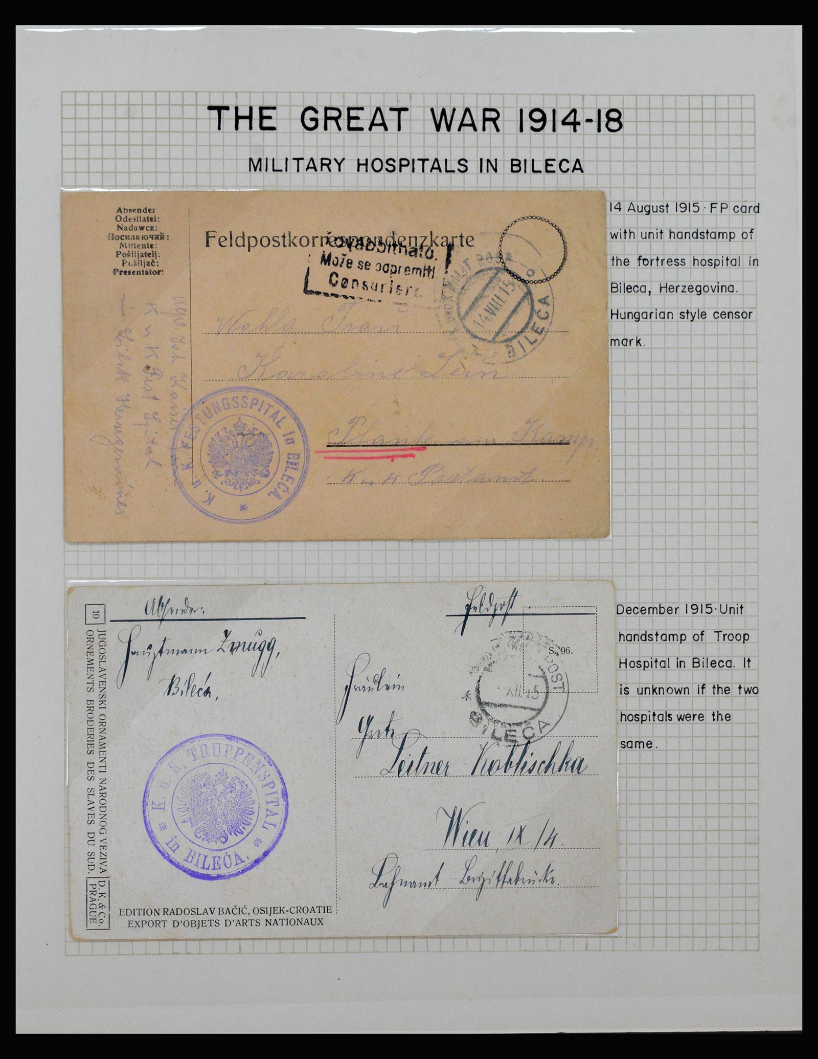 40359 0009 - Postzegel verzameling 40359 Oostenrijk 1914-1918.