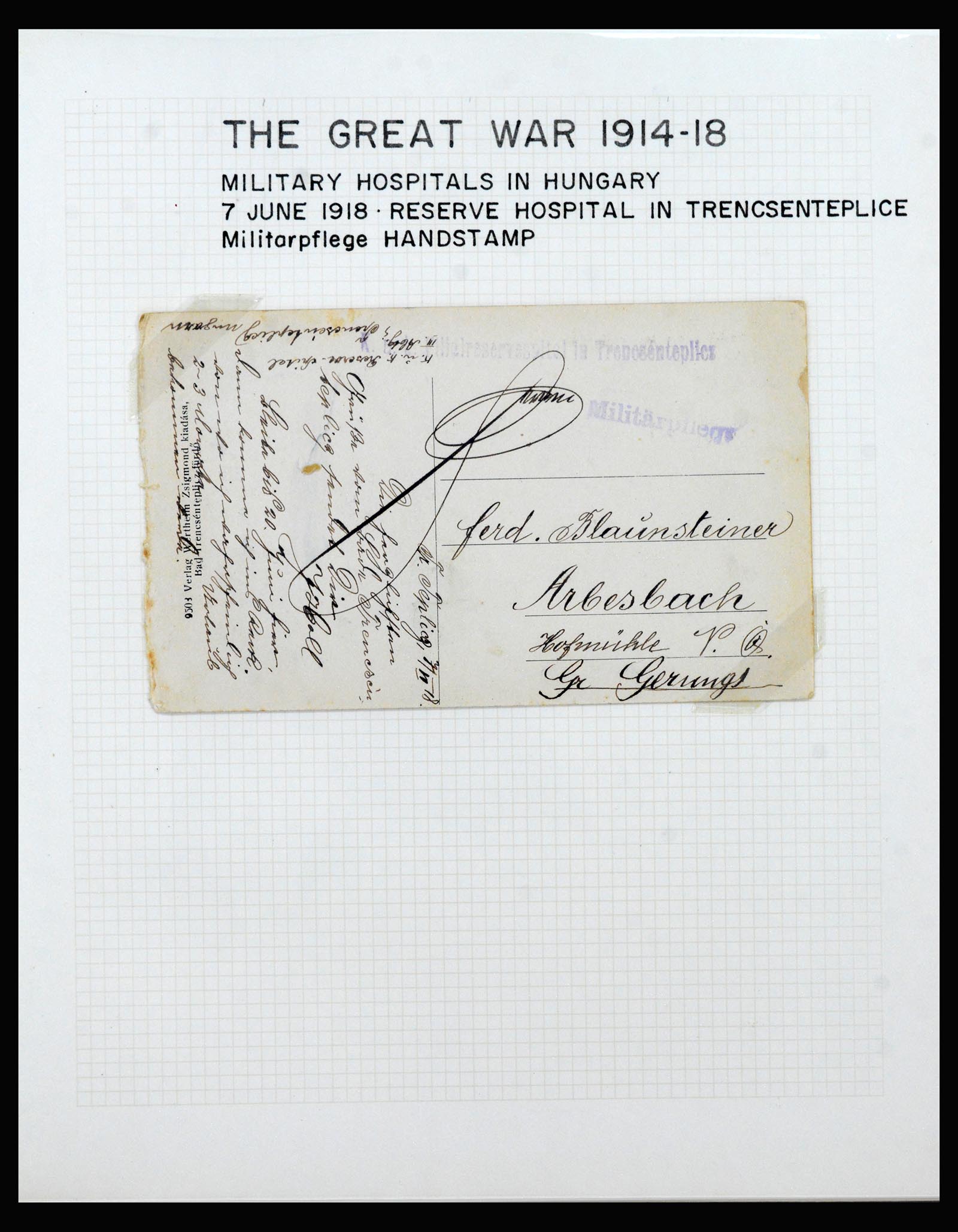 40359 0016 - Postzegel verzameling 40359 Oostenrijk 1914-1918.