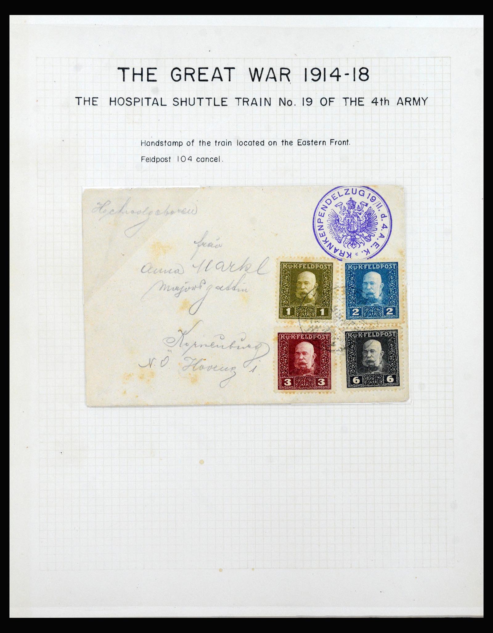40359 0020 - Postzegel verzameling 40359 Oostenrijk 1914-1918.