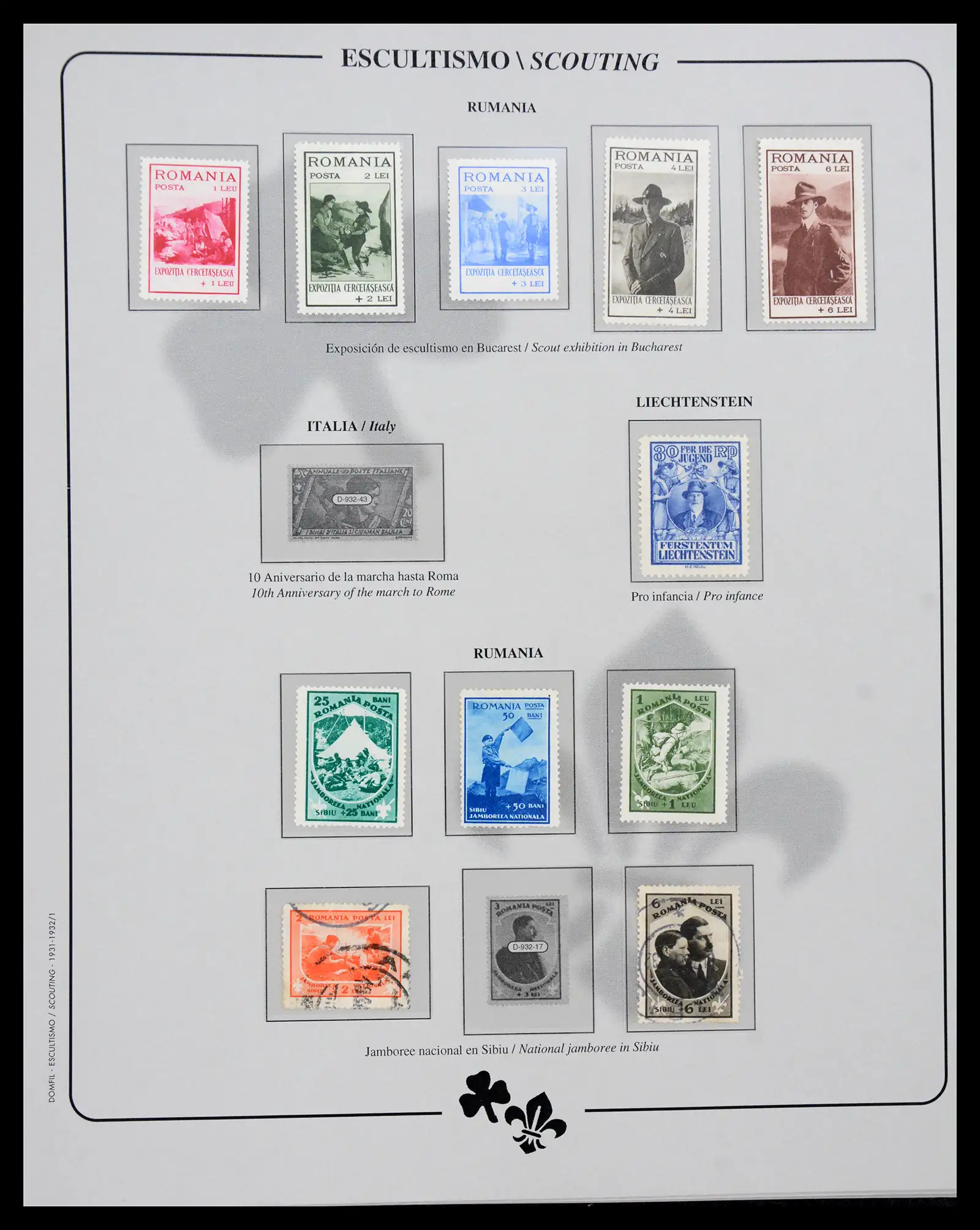 40360 0004 - Stamp collection 40360 Thematics scouting 1918-2010.