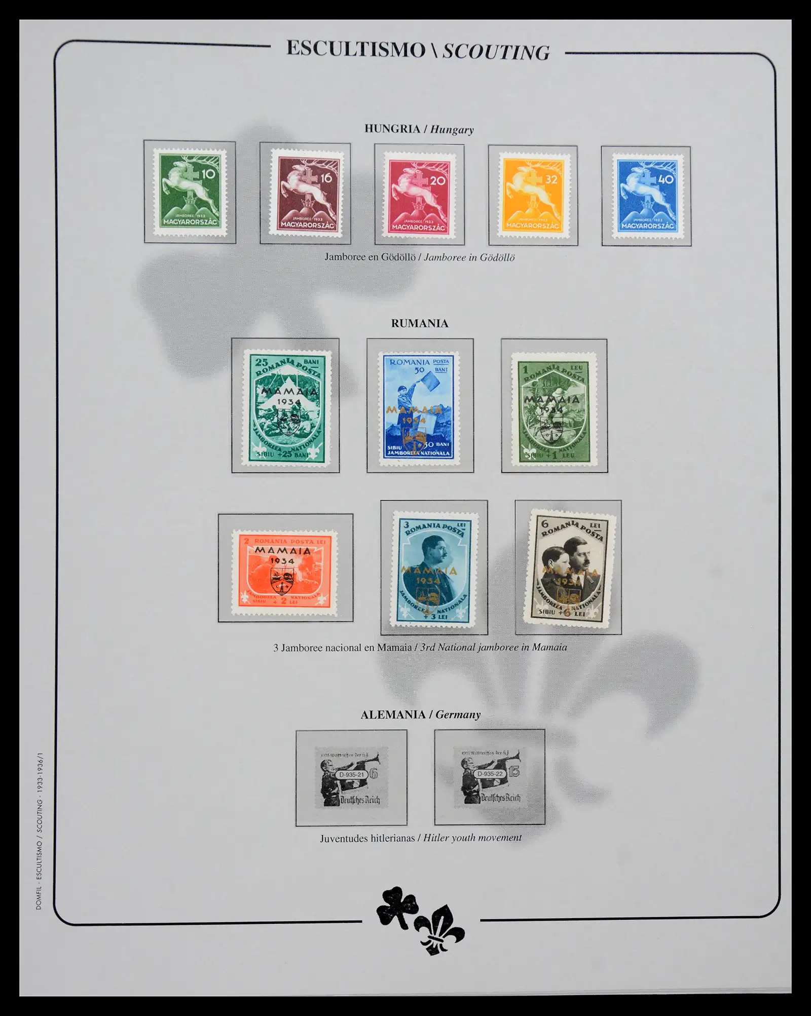40360 0005 - Stamp collection 40360 Thematics scouting 1918-2010.