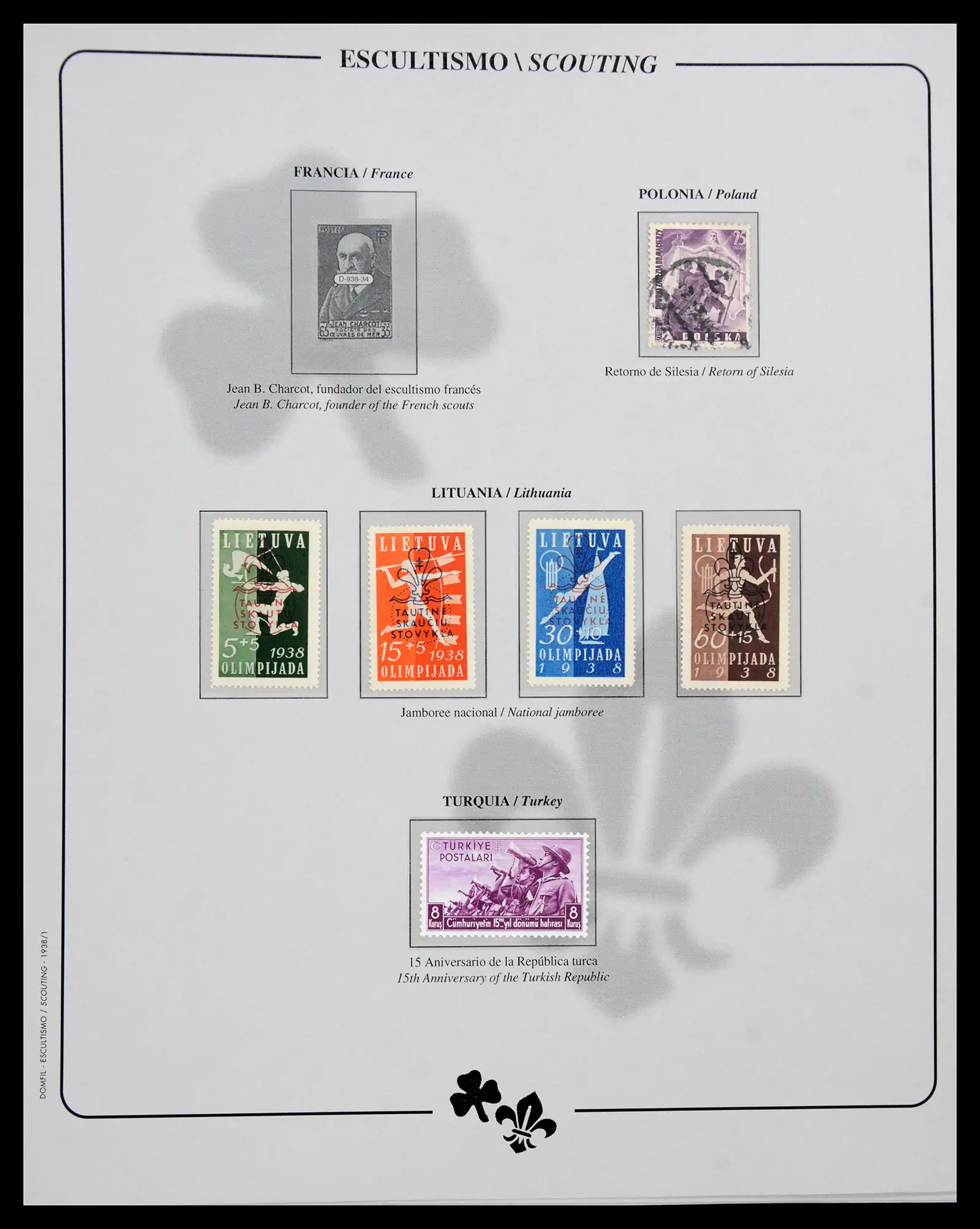 40360 0008 - Stamp collection 40360 Thematics scouting 1918-2010.