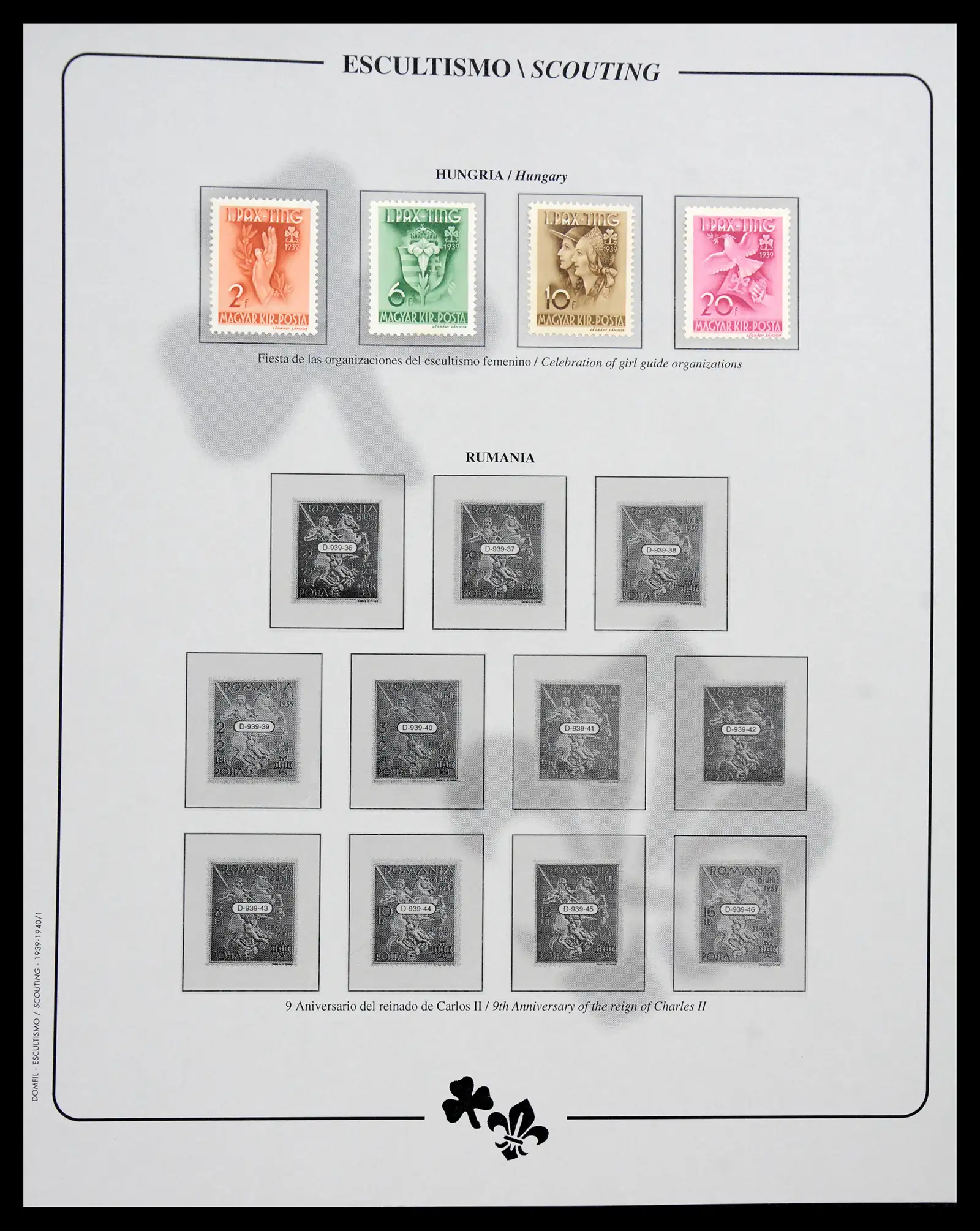40360 0009 - Stamp collection 40360 Thematics scouting 1918-2010.