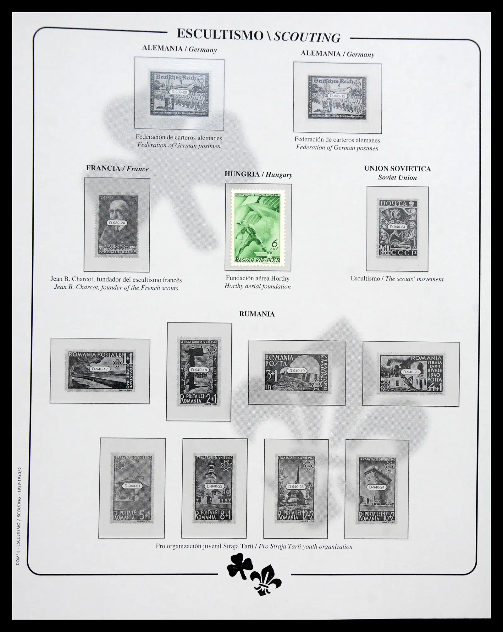 40360 0010 - Stamp collection 40360 Thematics scouting 1918-2010.