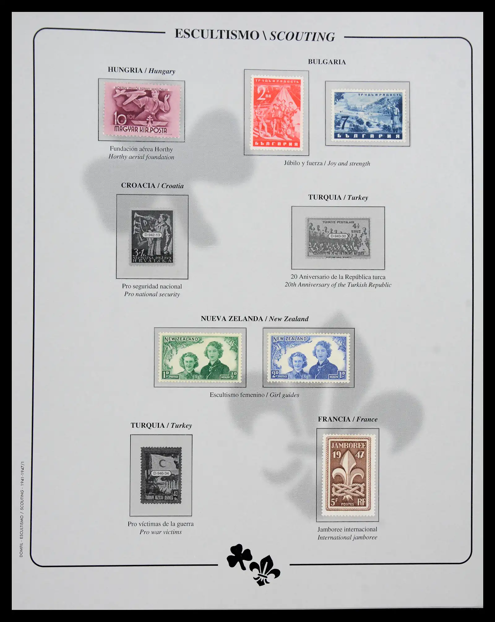 40360 0011 - Stamp collection 40360 Thematics scouting 1918-2010.