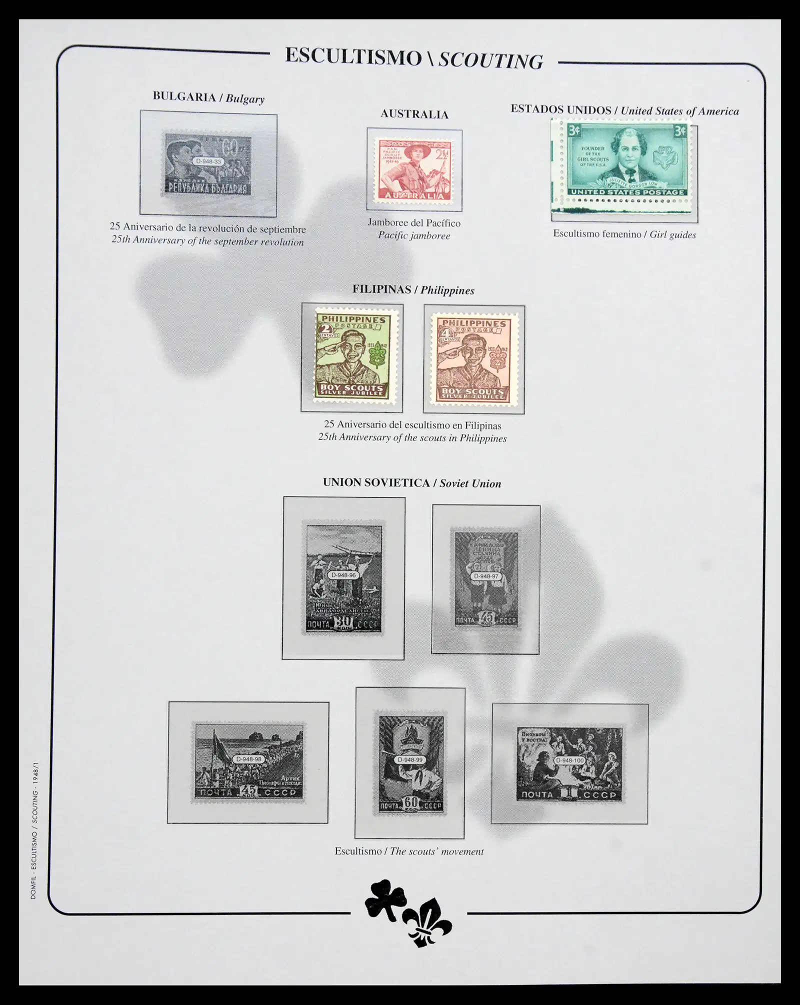 40360 0012 - Stamp collection 40360 Thematics scouting 1918-2010.