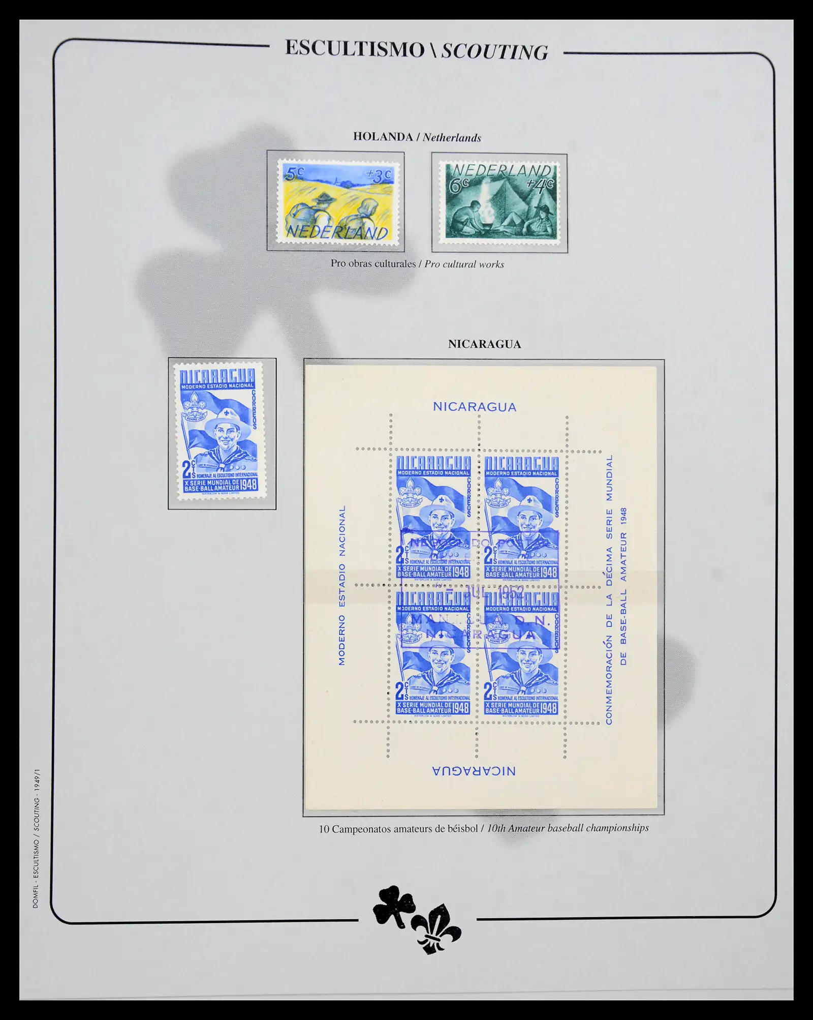 40360 0013 - Stamp collection 40360 Thematics scouting 1918-2010.