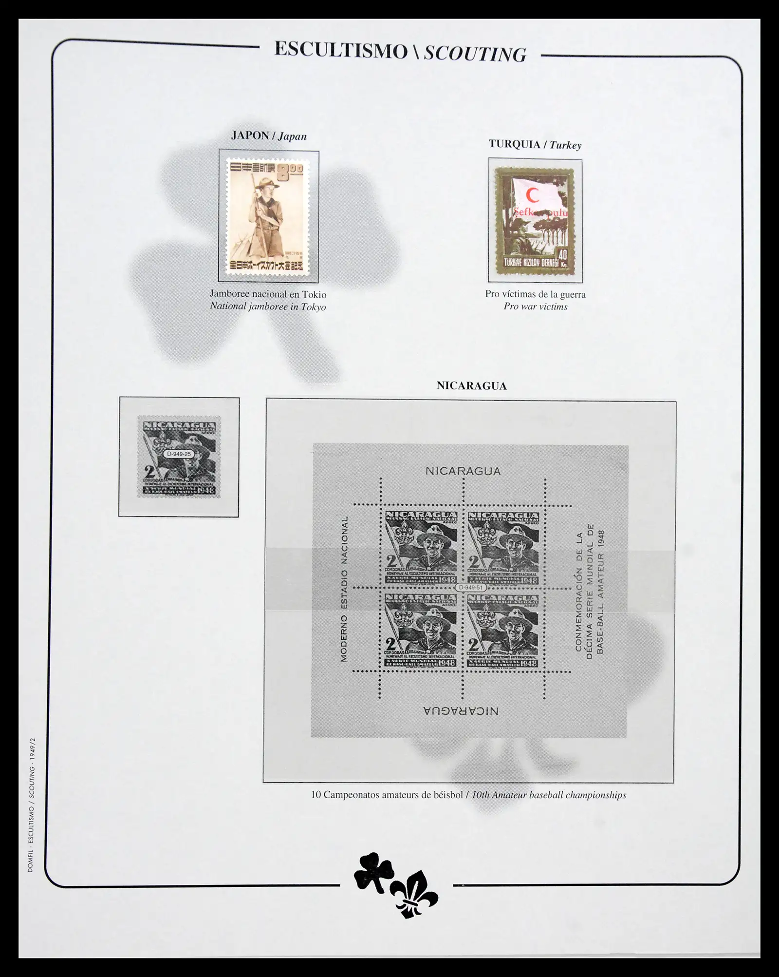 40360 0014 - Stamp collection 40360 Thematics scouting 1918-2010.
