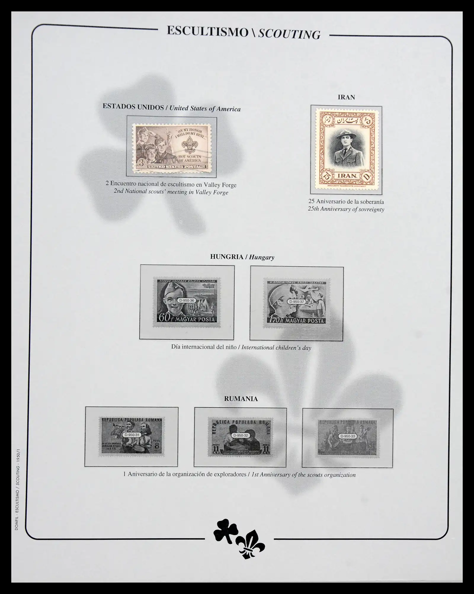 40360 0015 - Stamp collection 40360 Thematics scouting 1918-2010.