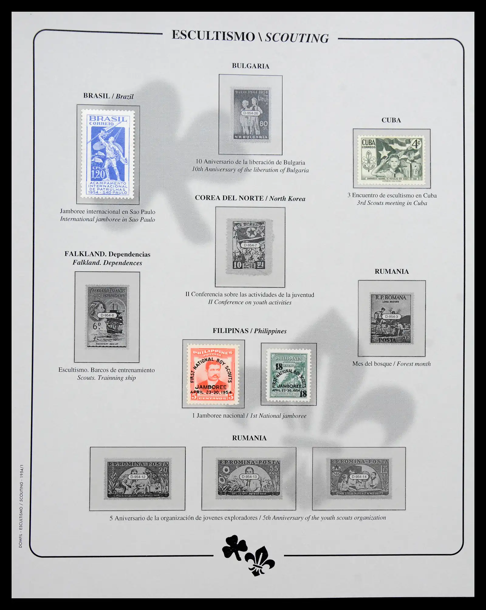 40360 0019 - Stamp collection 40360 Thematics scouting 1918-2010.