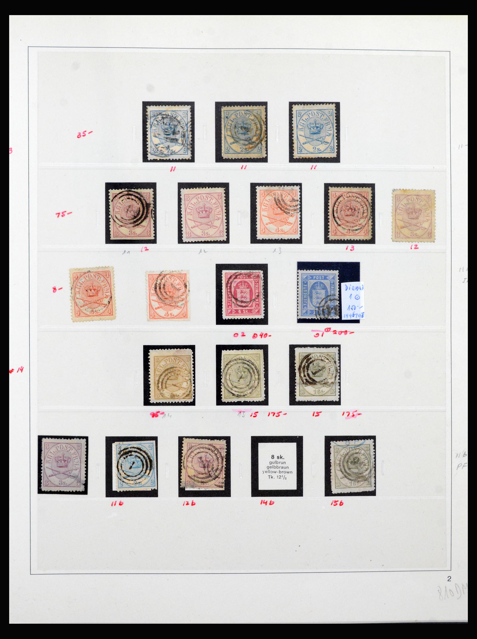 40361 0002 - Postzegel verzameling 40361 Denemarken 1851-1991.