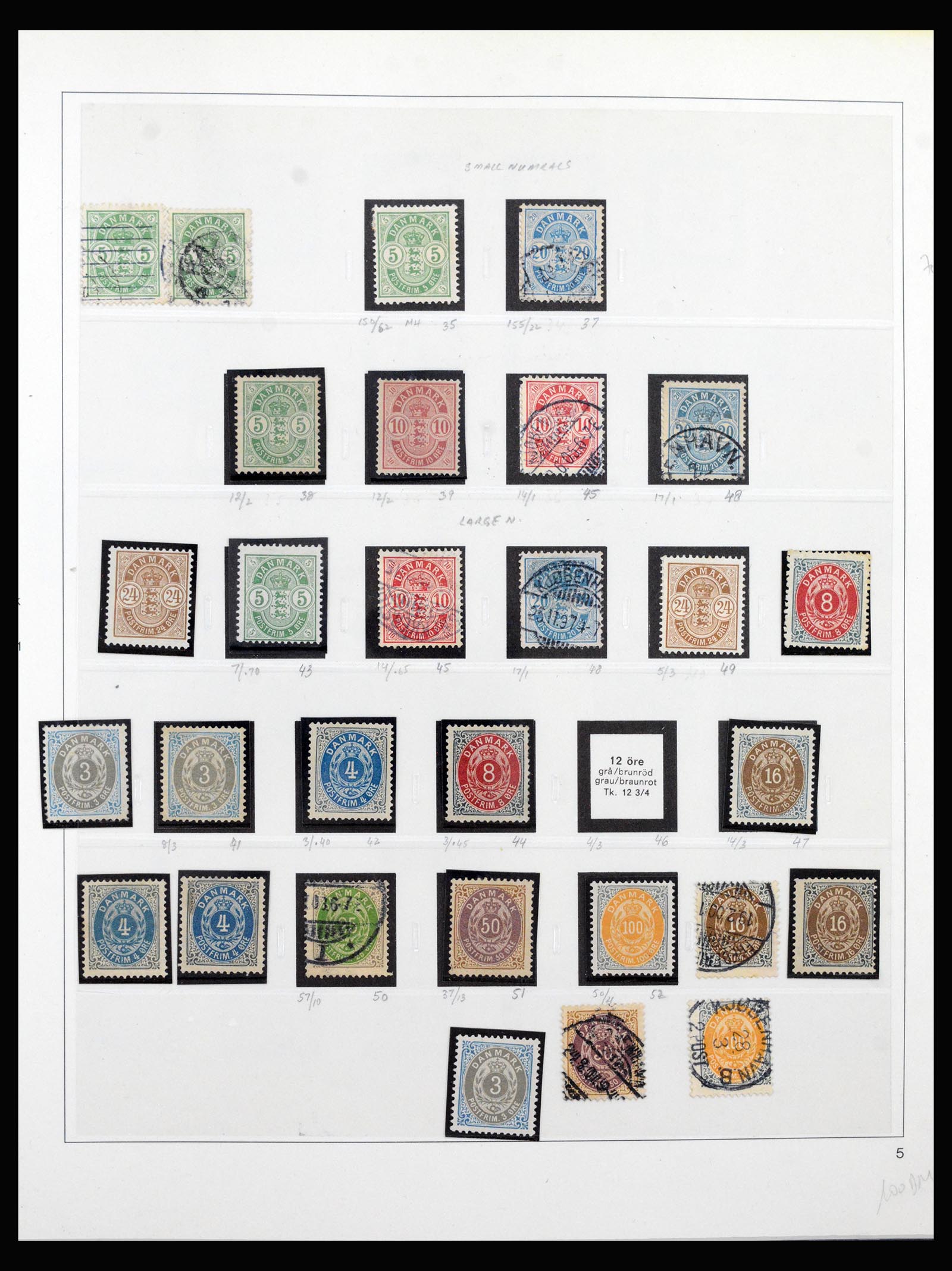 40361 0005 - Postzegel verzameling 40361 Denemarken 1851-1991.