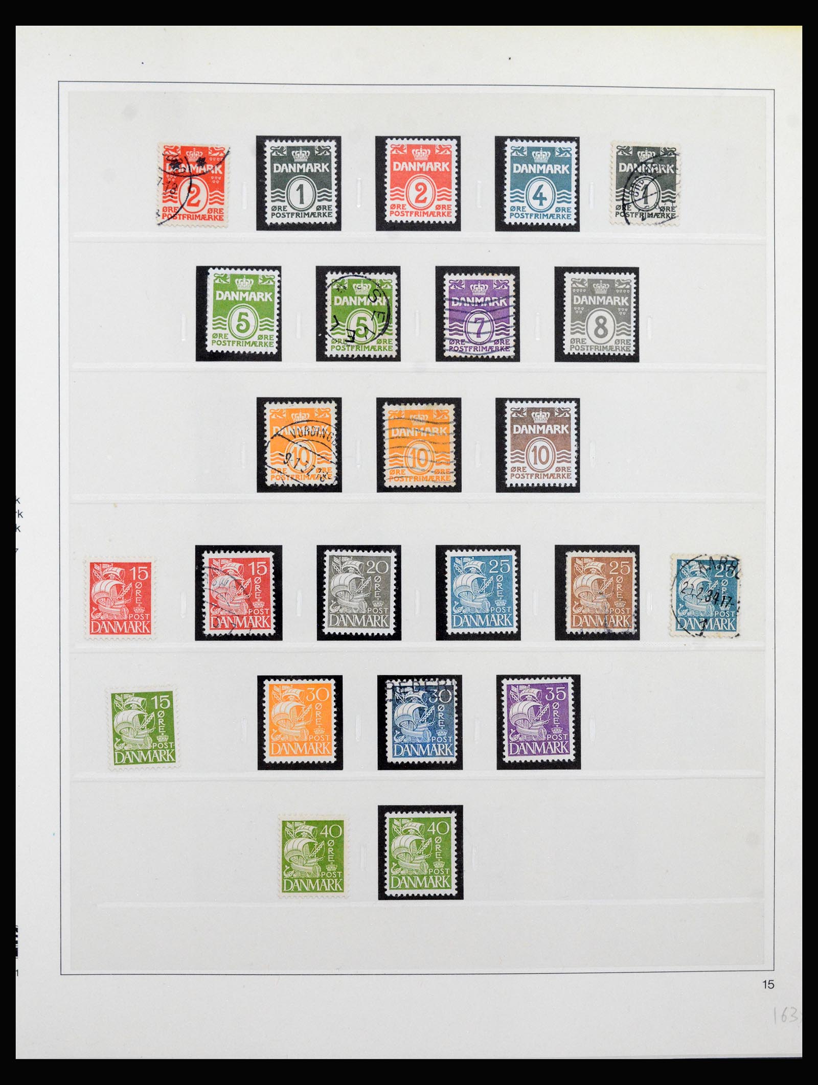 40361 0015 - Postzegel verzameling 40361 Denemarken 1851-1991.