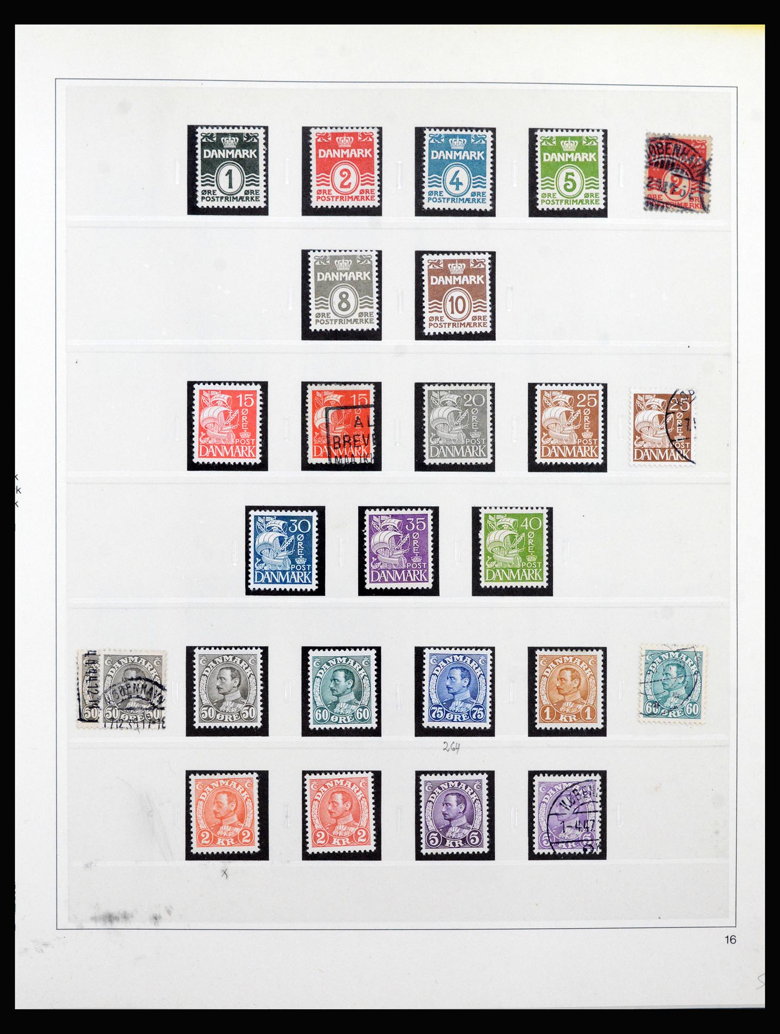 40361 0016 - Postzegel verzameling 40361 Denemarken 1851-1991.