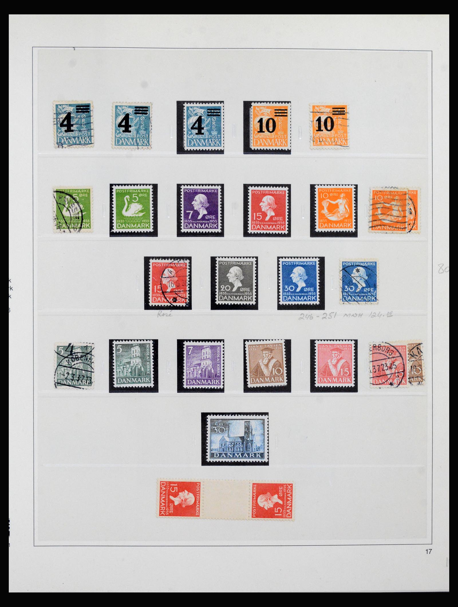 40361 0017 - Postzegel verzameling 40361 Denemarken 1851-1991.