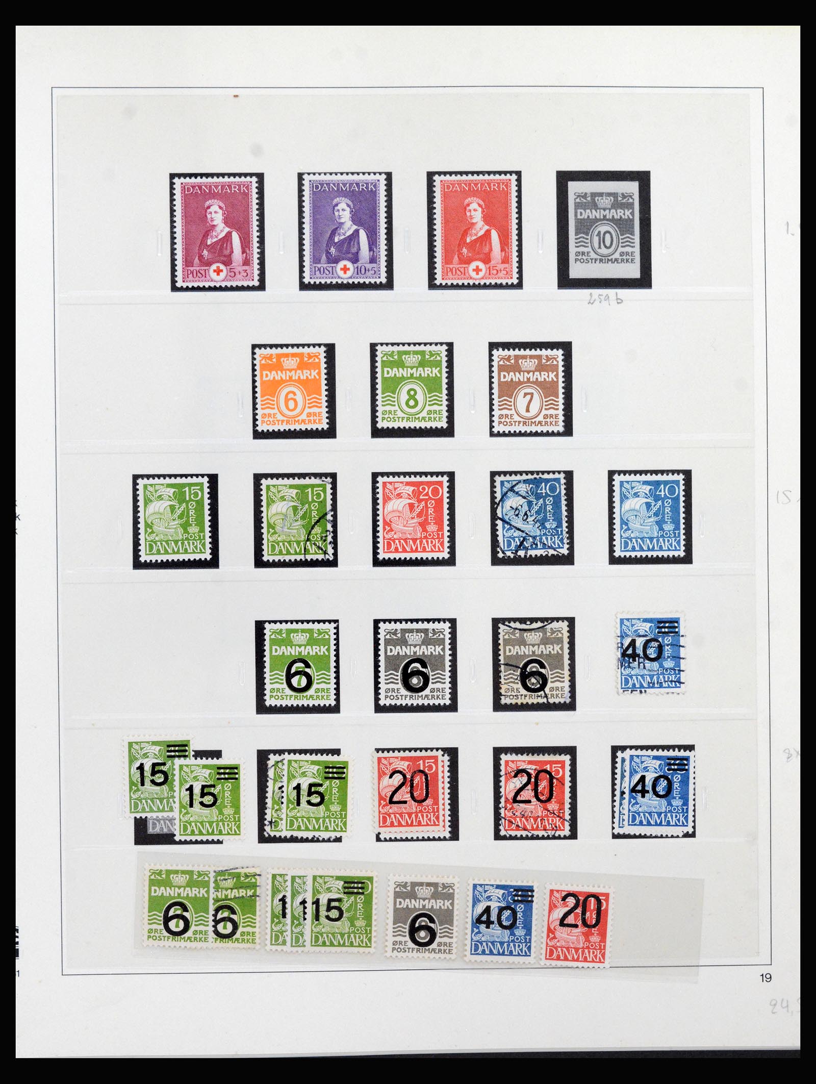 40361 0020 - Postzegel verzameling 40361 Denemarken 1851-1991.
