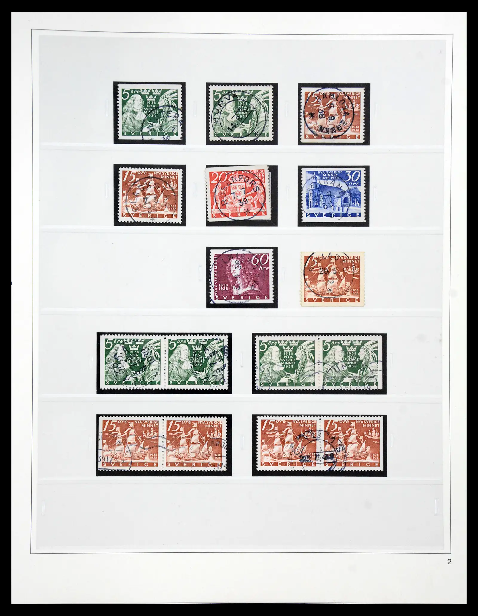 40366 0021 - Stamp collection 40366 Sweden 1855-2009.