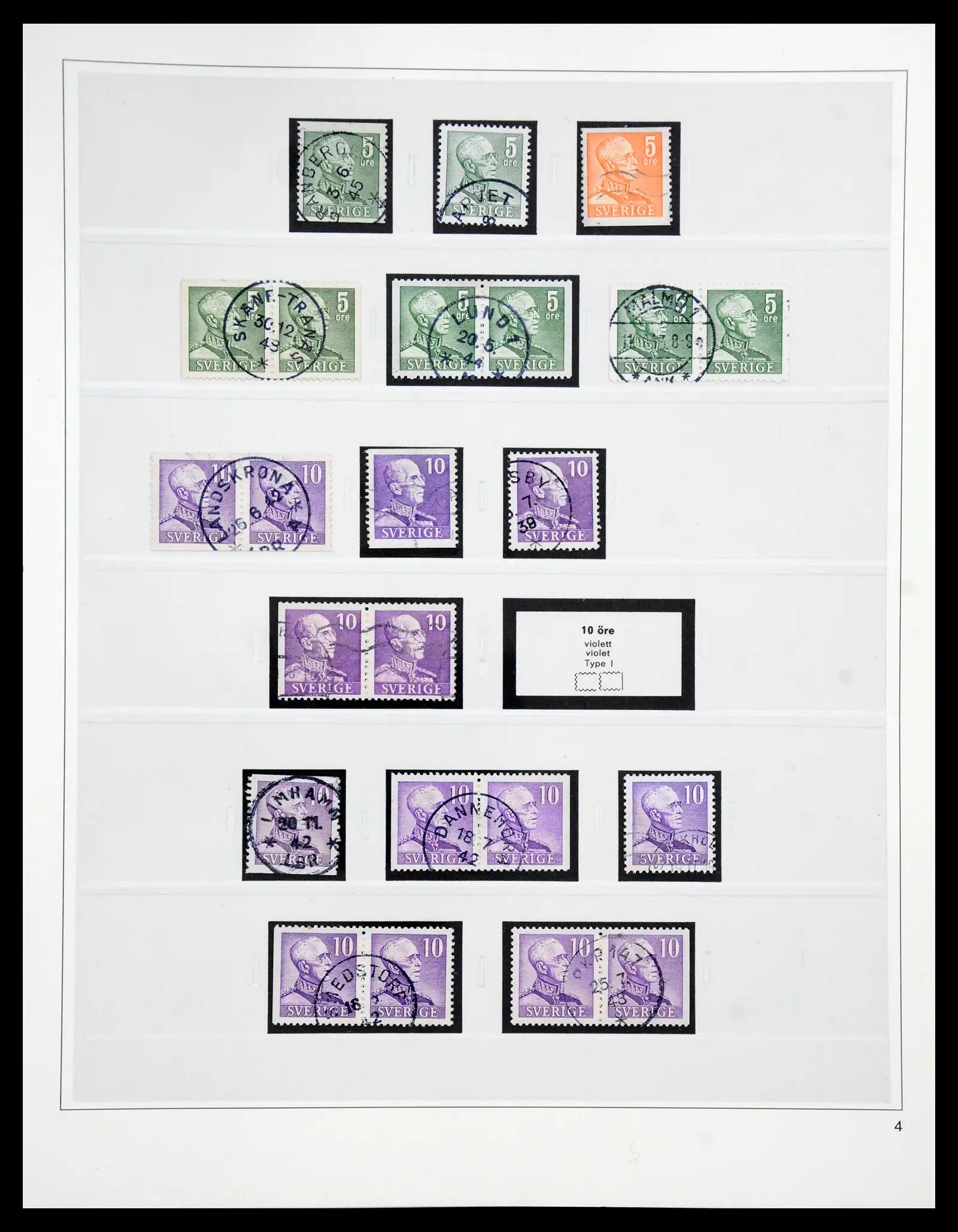 40366 0023 - Stamp collection 40366 Sweden 1855-2009.
