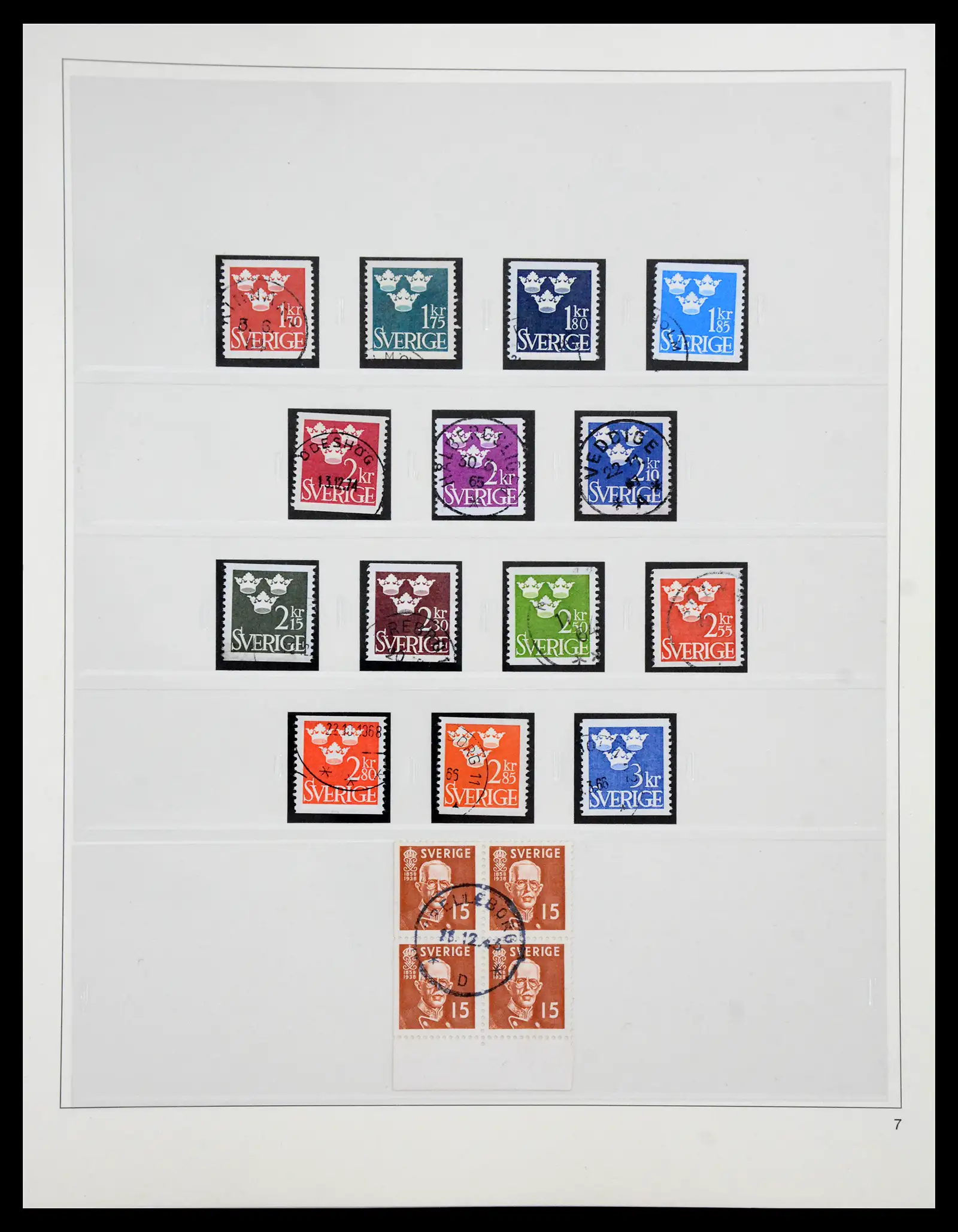 40366 0026 - Stamp collection 40366 Sweden 1855-2009.