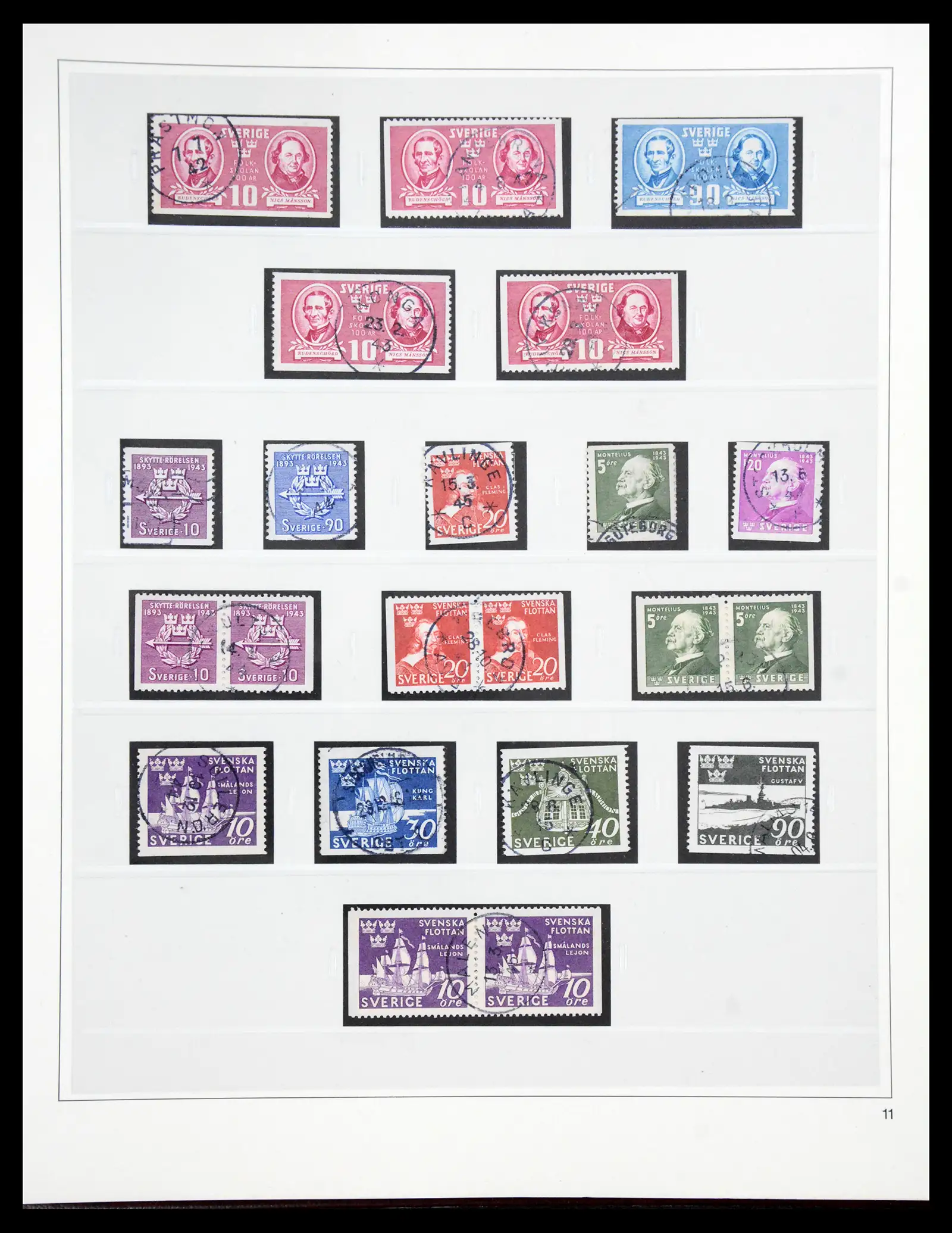40366 0030 - Stamp collection 40366 Sweden 1855-2009.