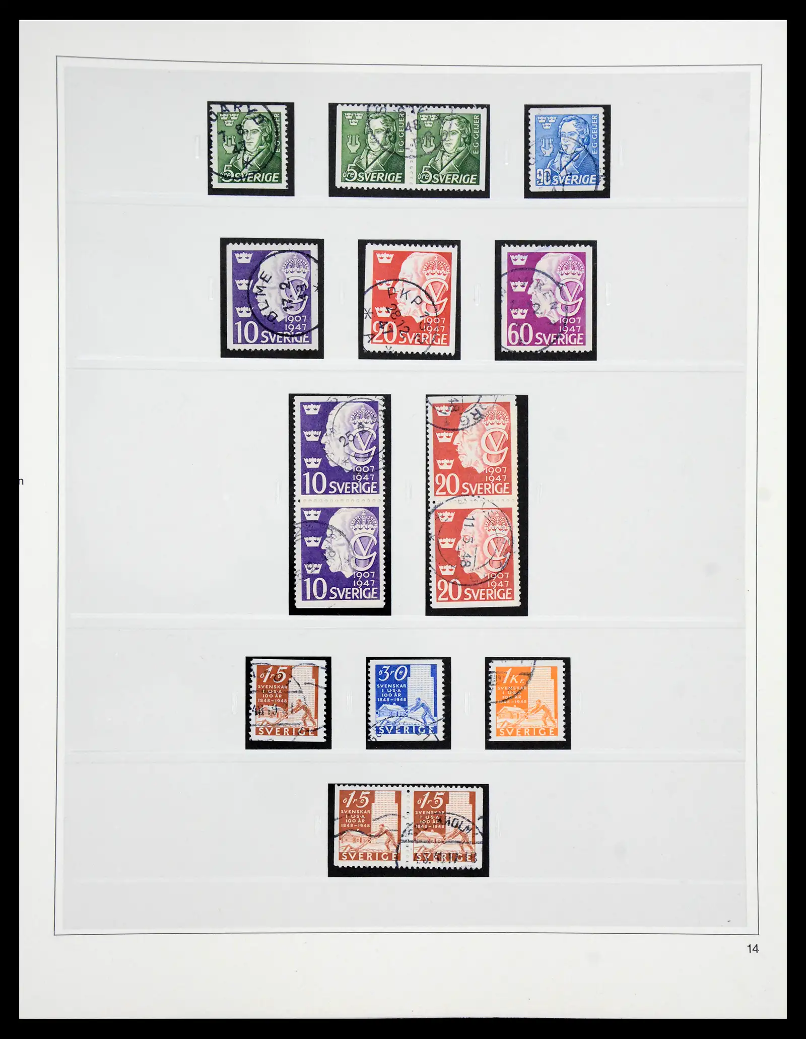 40366 0033 - Stamp collection 40366 Sweden 1855-2009.