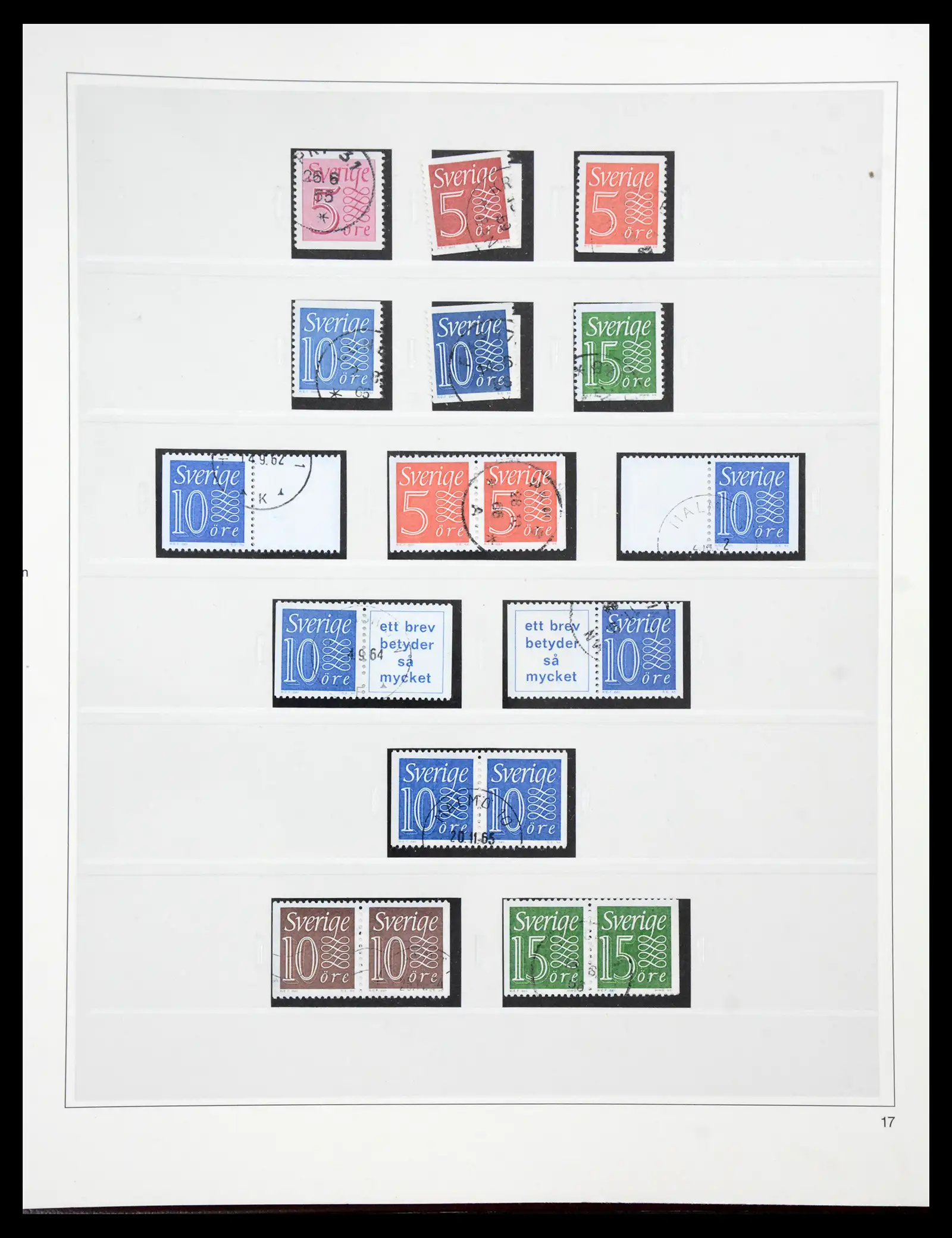 40366 0036 - Stamp collection 40366 Sweden 1855-2009.