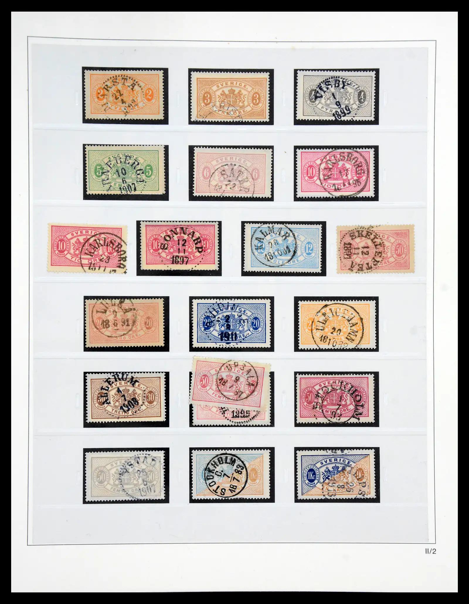 40366 0044 - Stamp collection 40366 Sweden 1855-2009.
