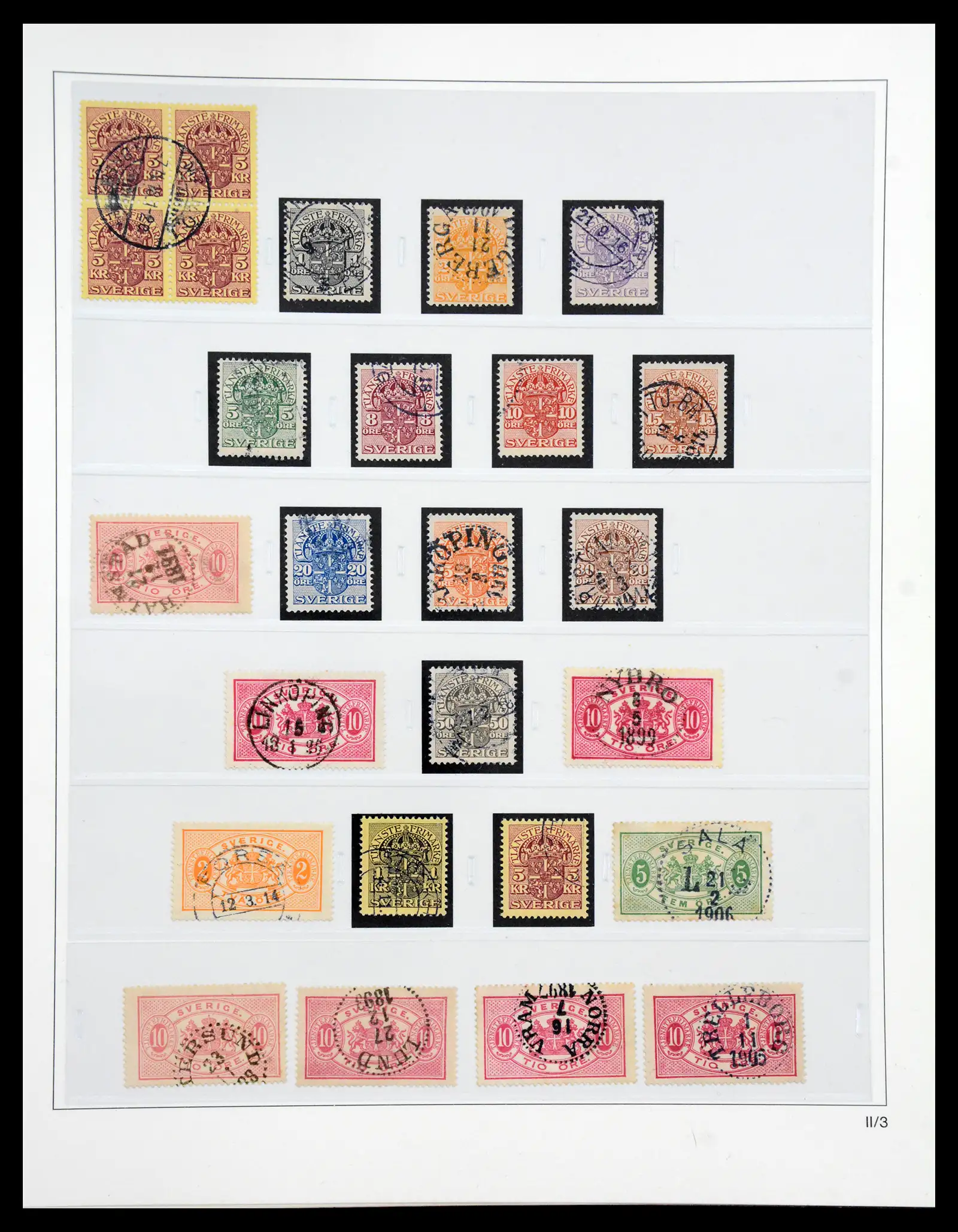 40366 0045 - Stamp collection 40366 Sweden 1855-2009.