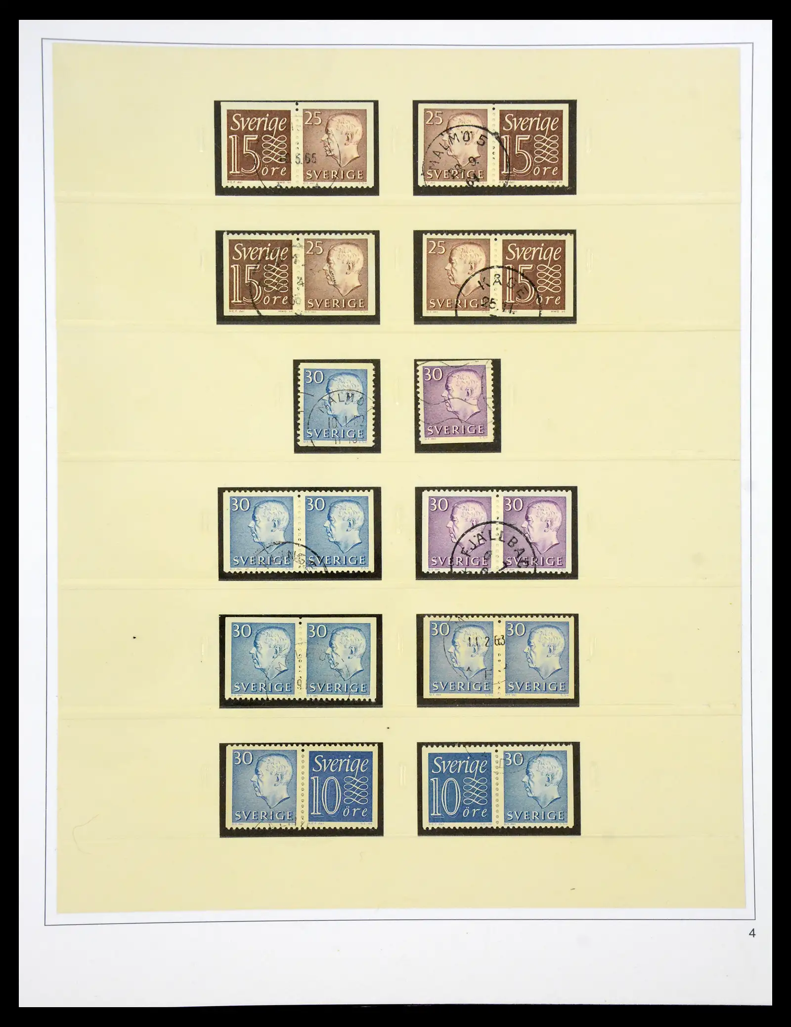 40366 0059 - Stamp collection 40366 Sweden 1855-2009.