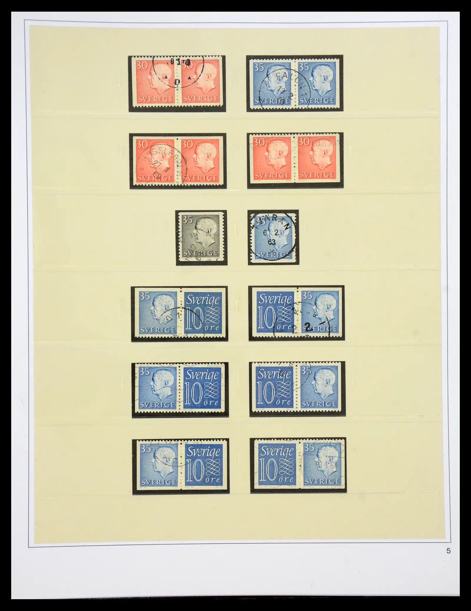 40366 0060 - Stamp collection 40366 Sweden 1855-2009.