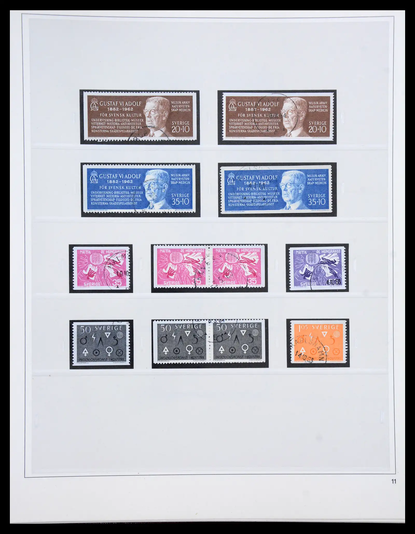 40366 0066 - Stamp collection 40366 Sweden 1855-2009.