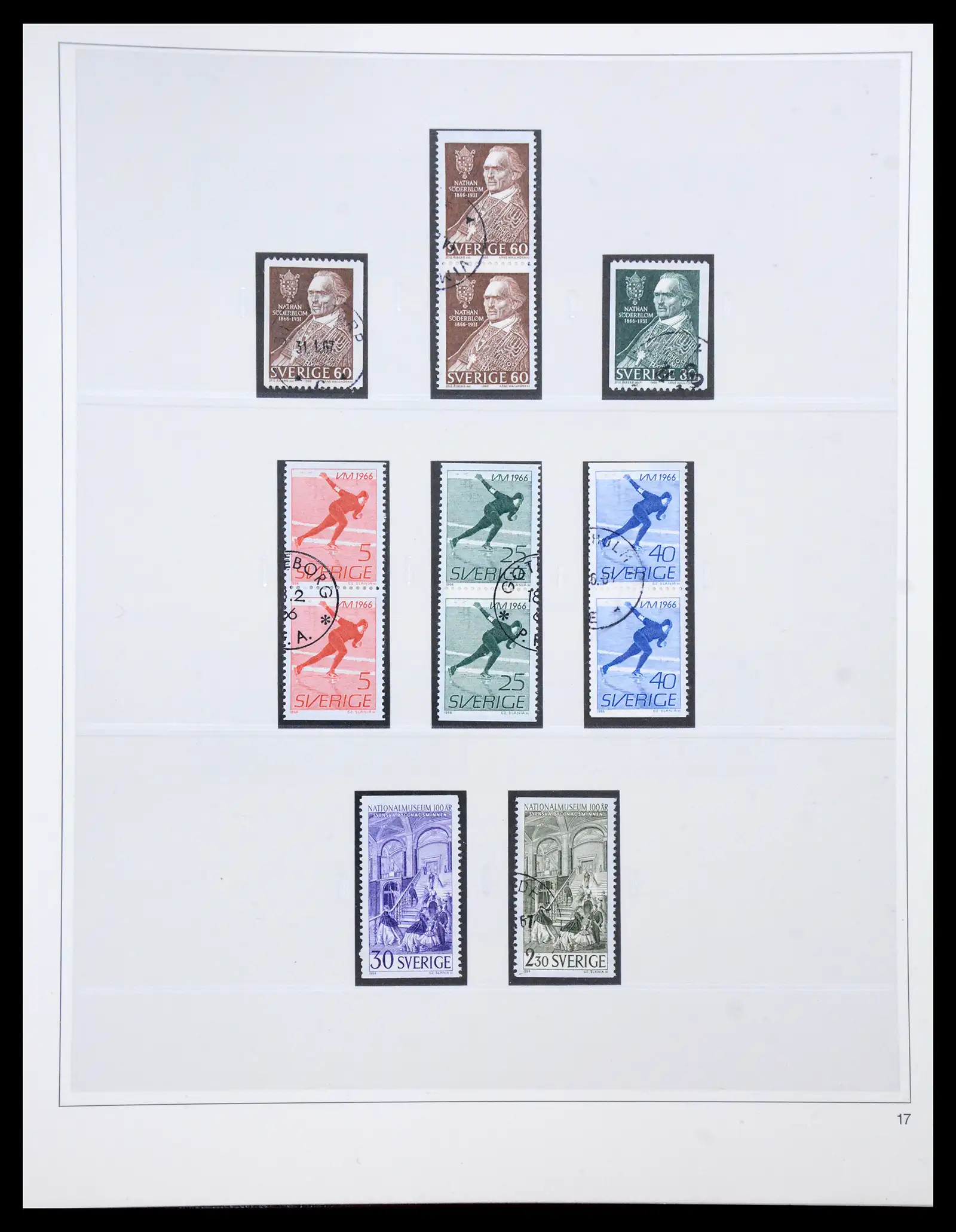 40366 0072 - Stamp collection 40366 Sweden 1855-2009.