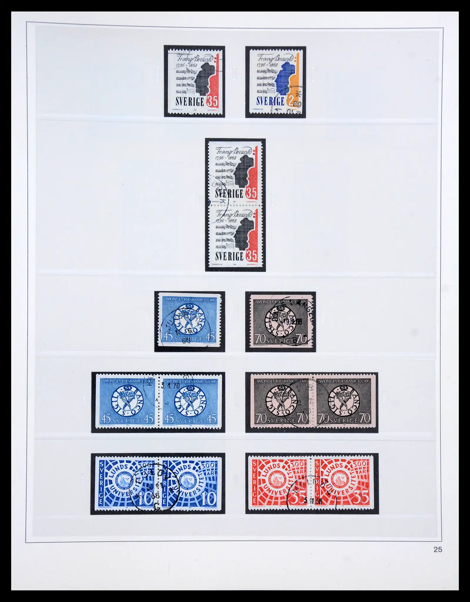 40366 0080 - Stamp collection 40366 Sweden 1855-2009.