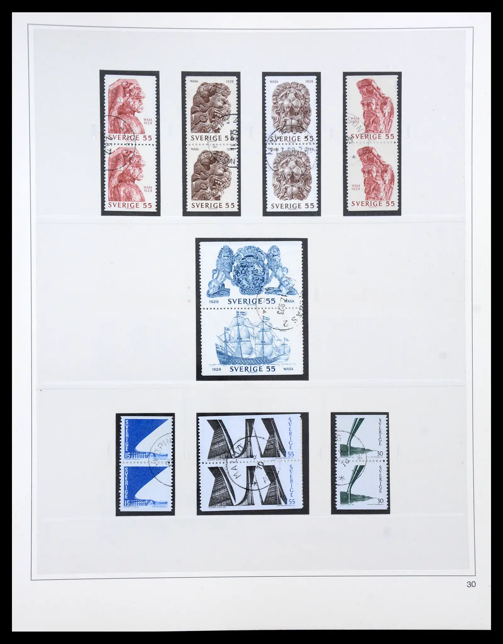40366 0085 - Stamp collection 40366 Sweden 1855-2009.