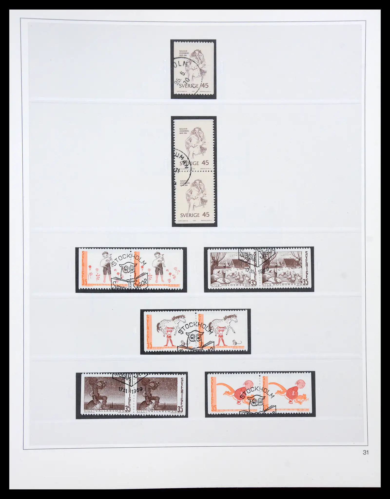 40366 0086 - Stamp collection 40366 Sweden 1855-2009.