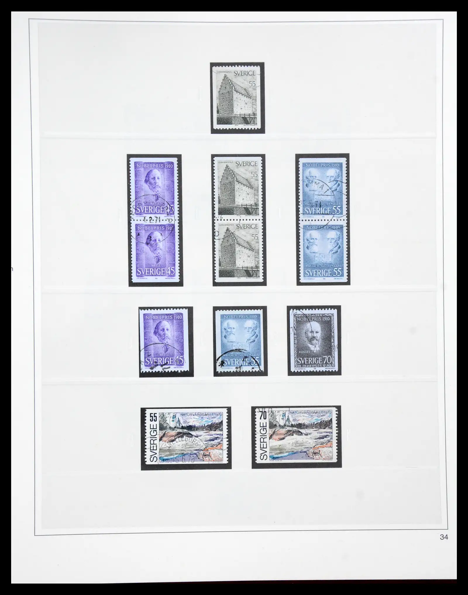 40366 0089 - Stamp collection 40366 Sweden 1855-2009.